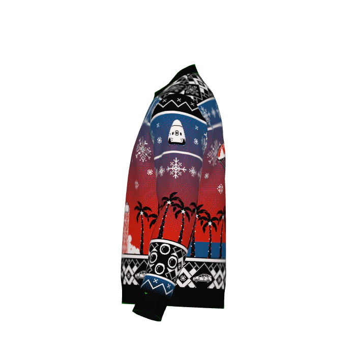 Crew Launch Christmas - Crew Dragon Knitted Sweater - Image 3