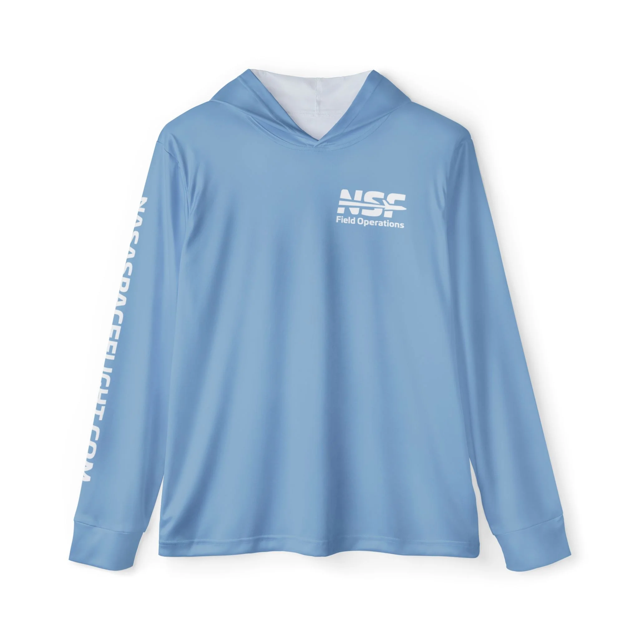 Blue and White Field Operations Sun Shirt