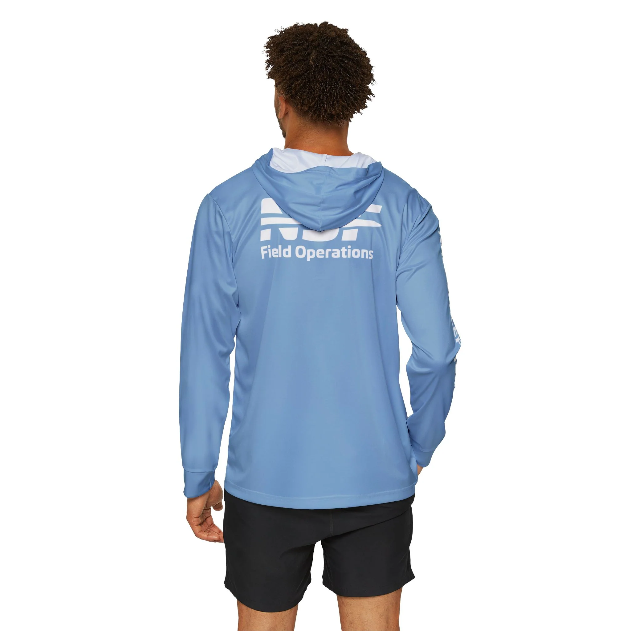 Blue and White Field Operations Sun Shirt - Image 4