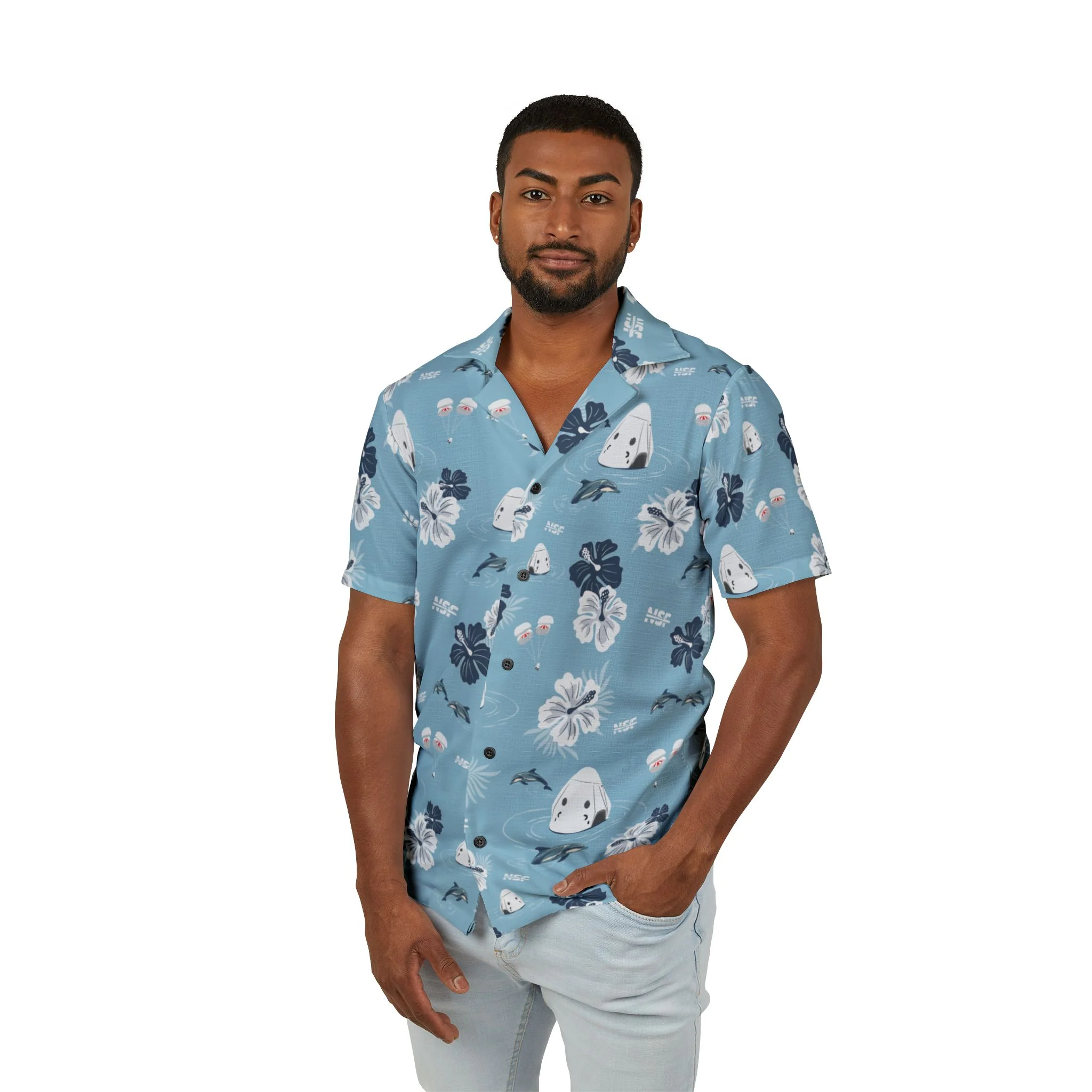 Blue Dragon Hawaiian Shirt - Image 3