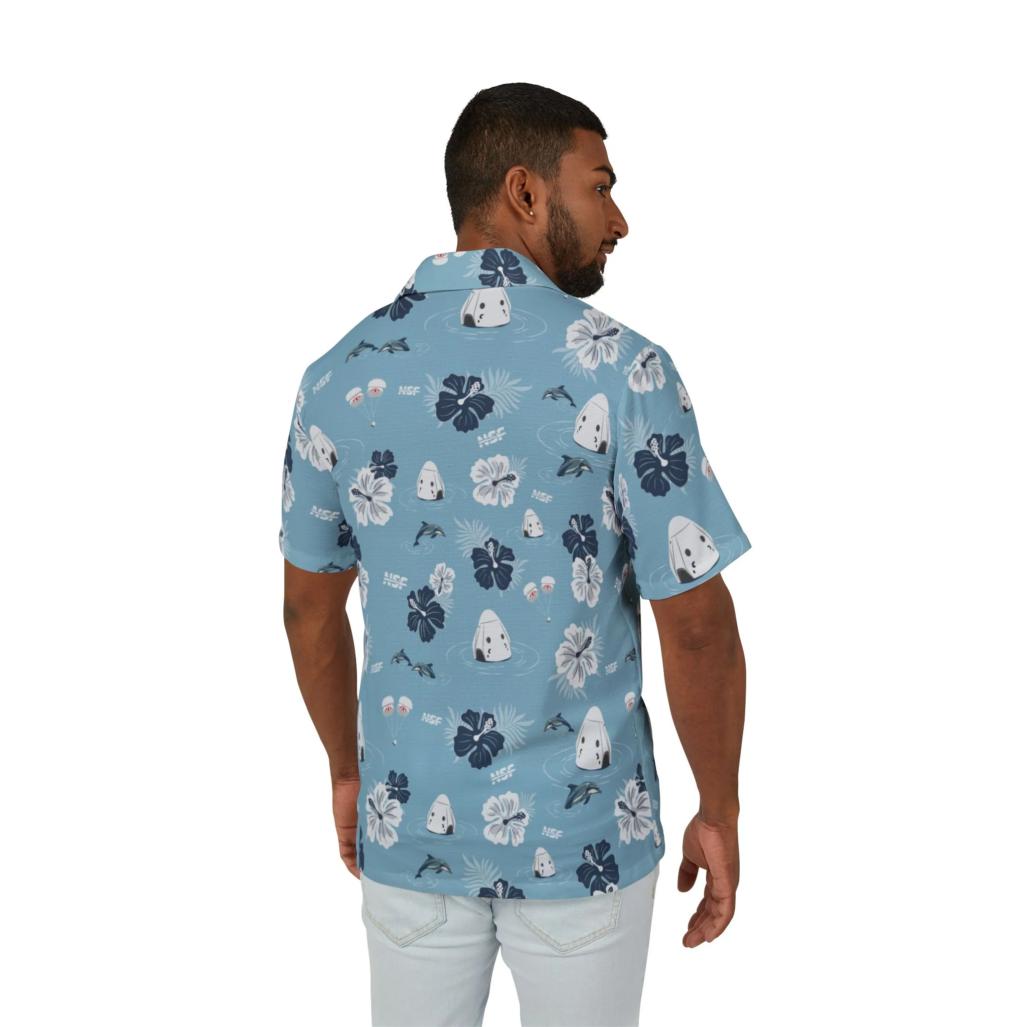 Blue Dragon Hawaiian Shirt - Image 4
