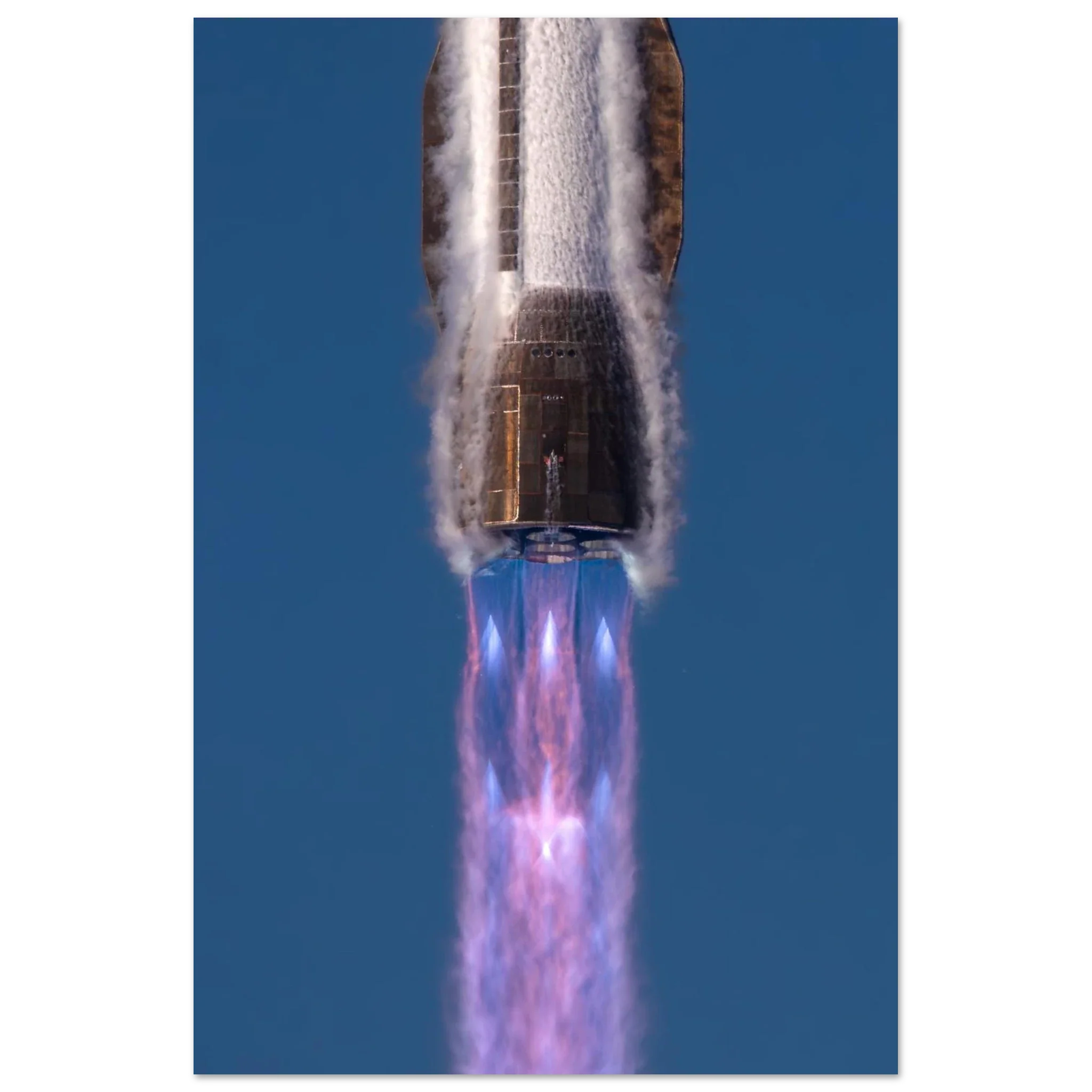 Business End of New Glenn - 7 Singing BE-4's