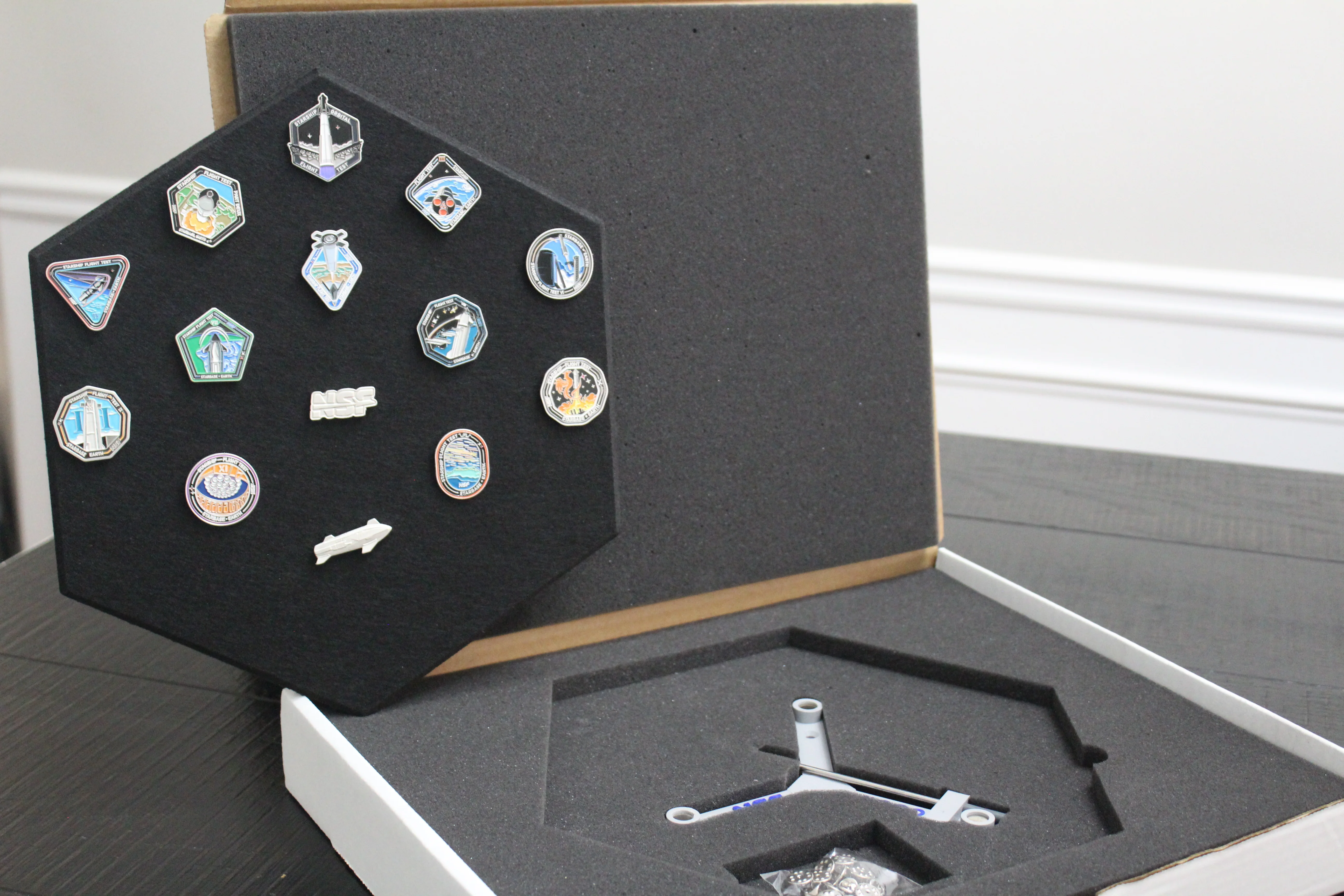 SpaceX Starship Flight Pin Collection & Display Mount - Image 10