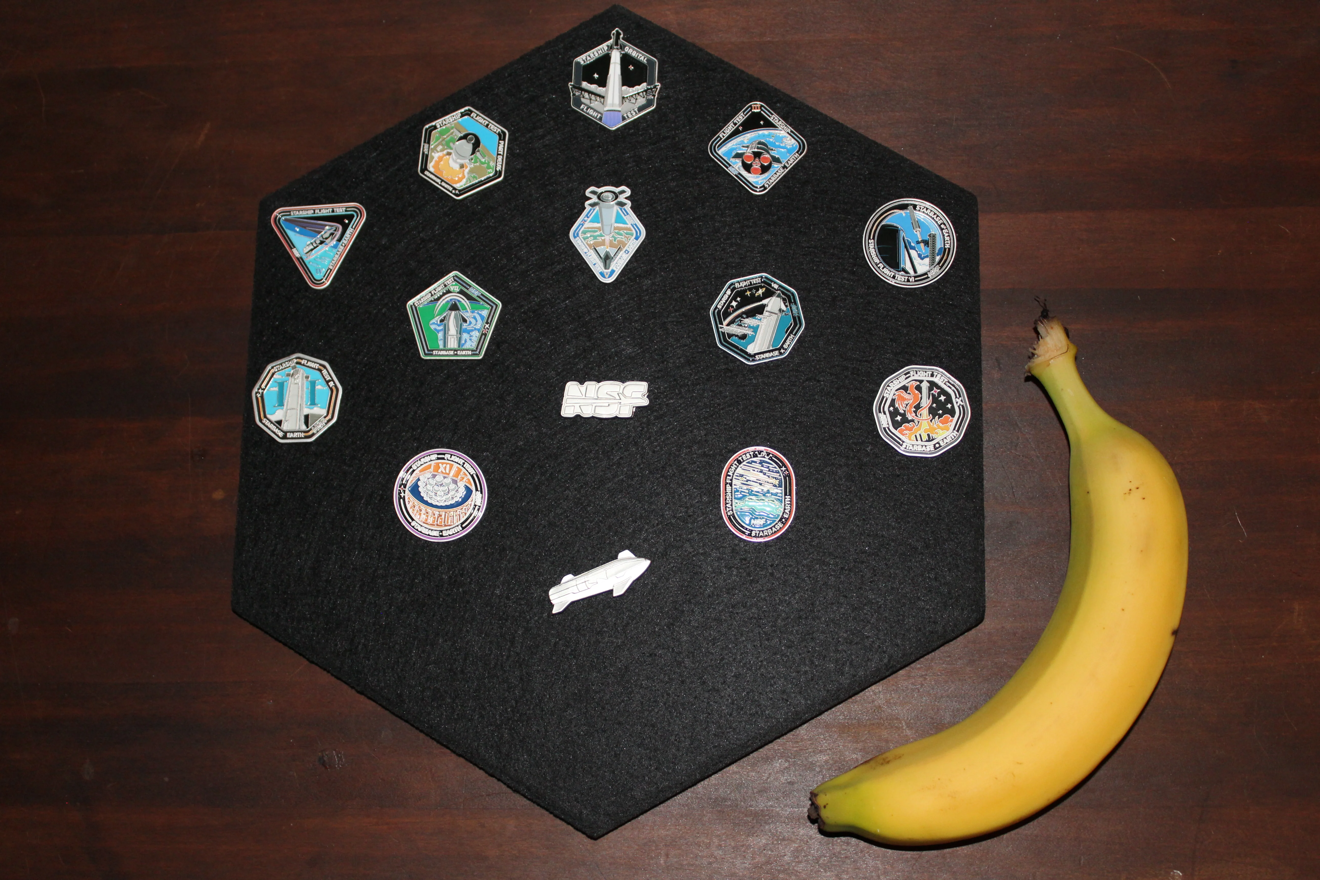 SpaceX Starship Flight Pin Collection & Display Mount - Image 11