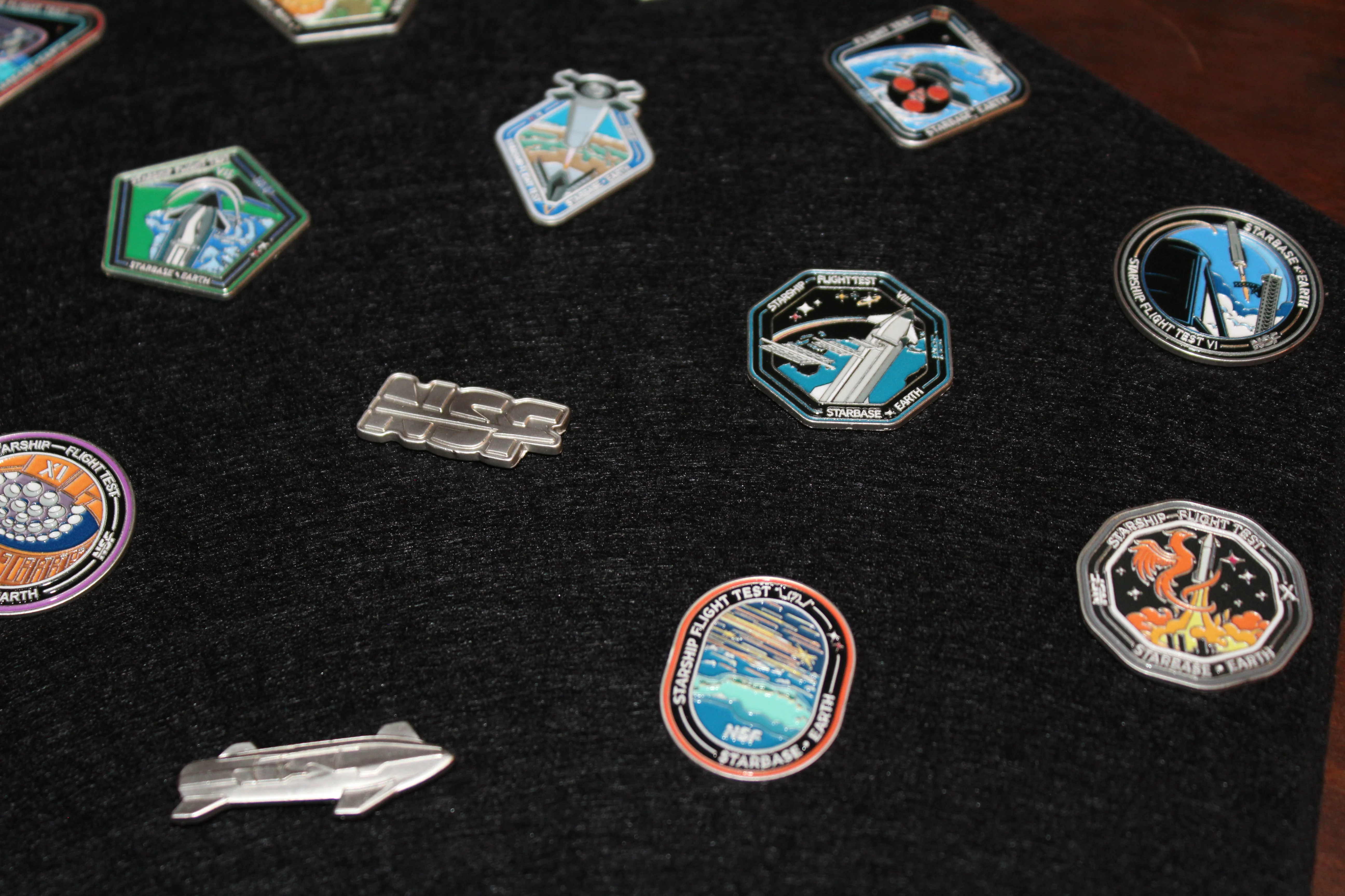 SpaceX Starship Flight Pin Collection & Display Mount - Image 6