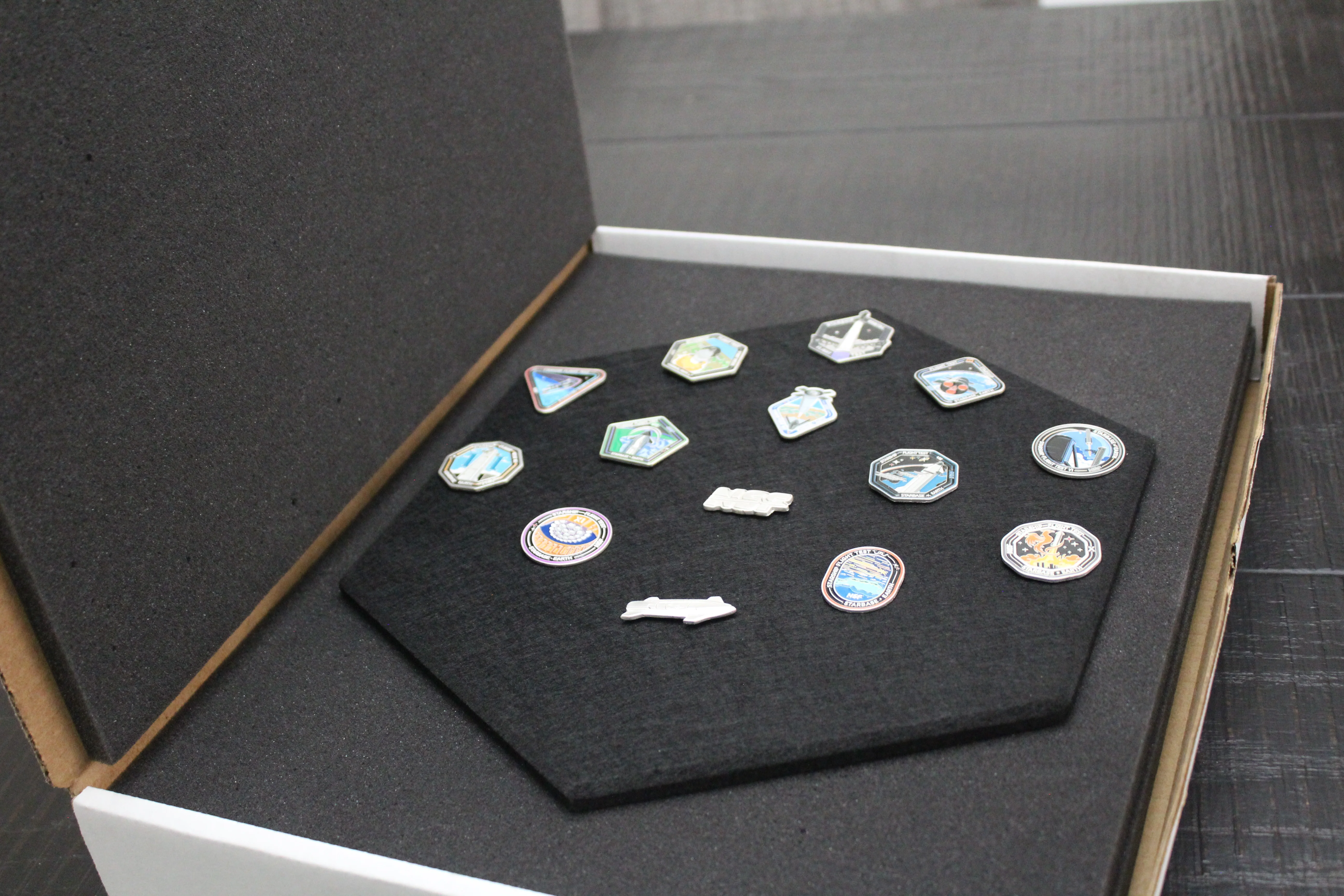 SpaceX Starship Flight Pin Collection & Display Mount - Image 8