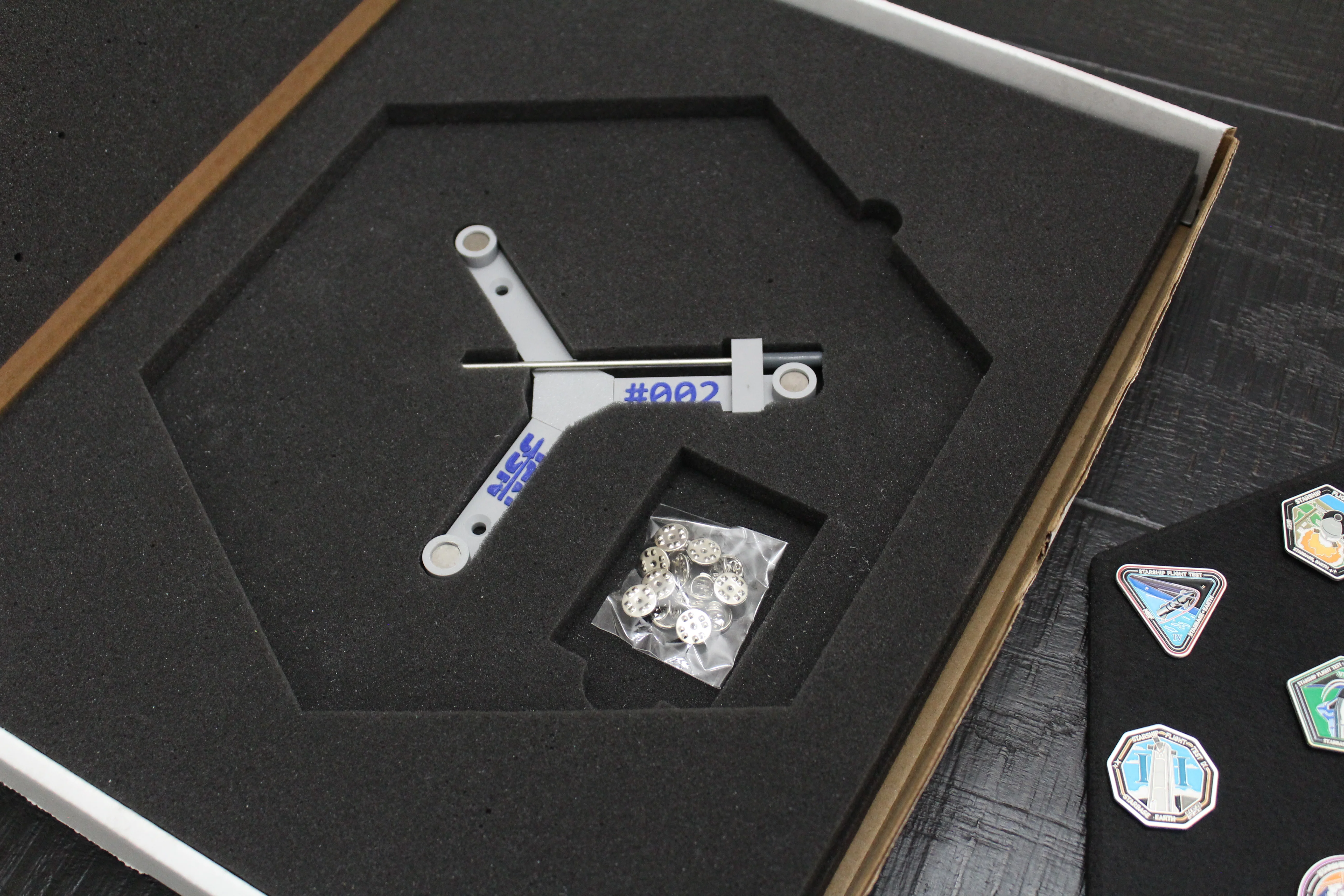 SpaceX Starship Flight Pin Collection & Display Mount - Image 9