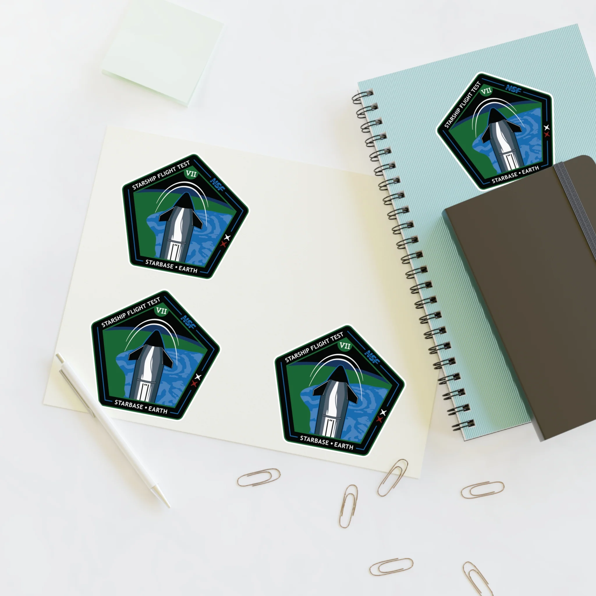 Starship Patch 7 Sticker Sheet - Image 10