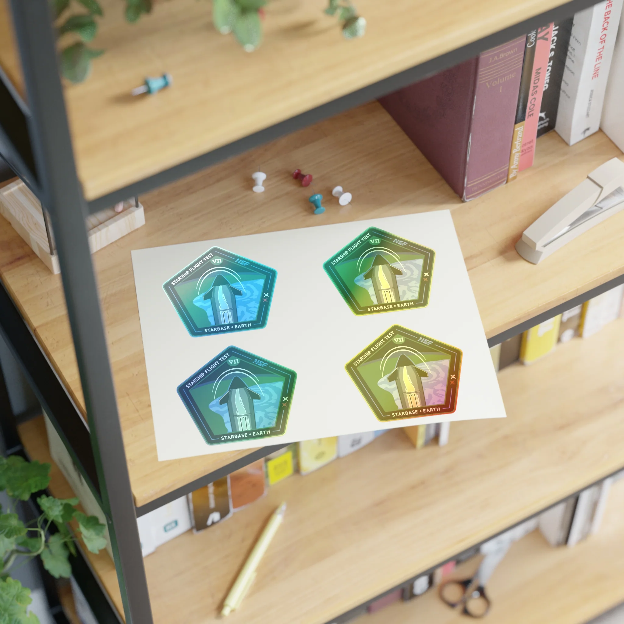 Starship Patch 7 Sticker Sheet - Image 14