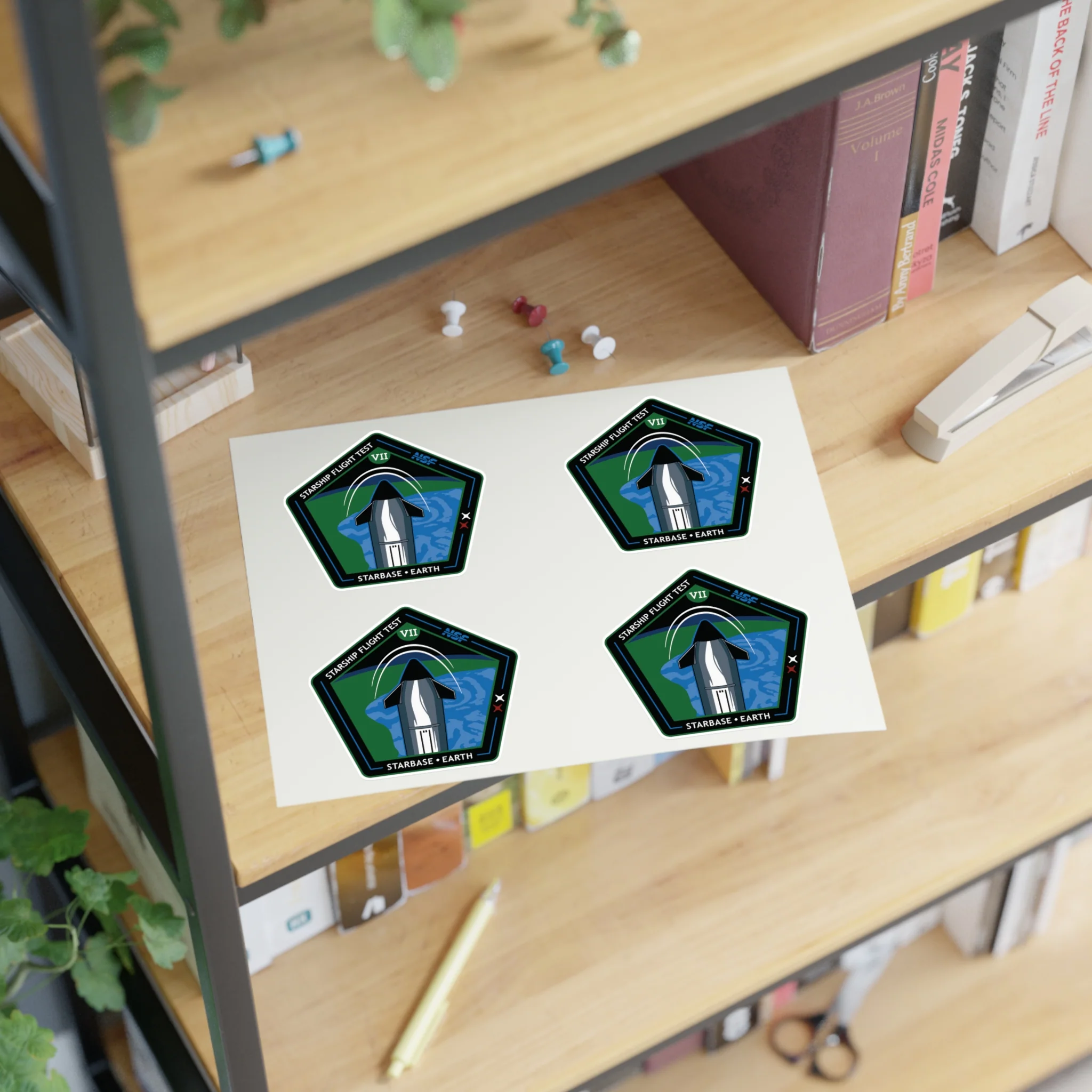 Starship Patch 7 Sticker Sheet - Image 8