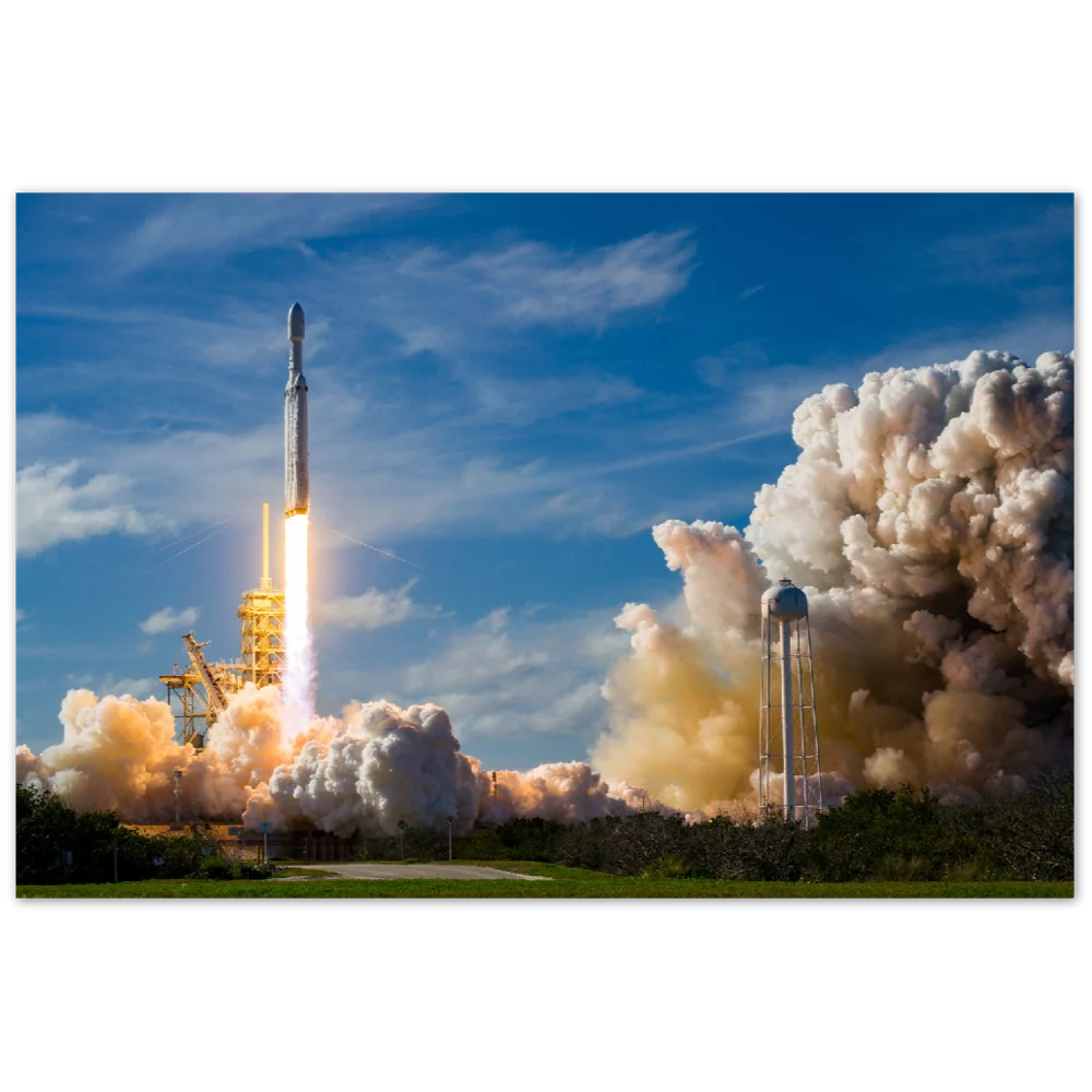 Falcon Heavy - Showing off - Metal Print - Image 8