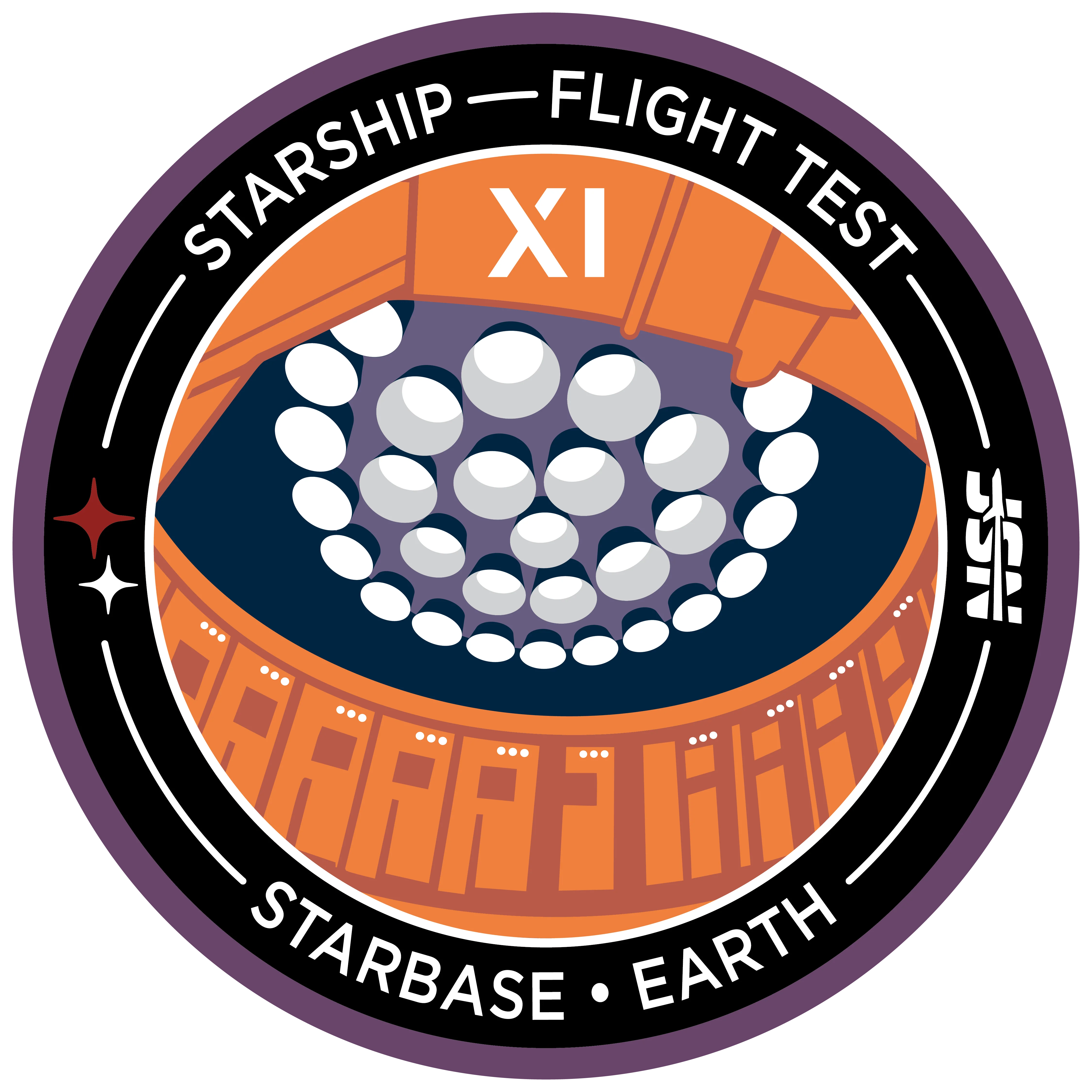 Starship Flight 11 - Collectors Pin - Image 2
