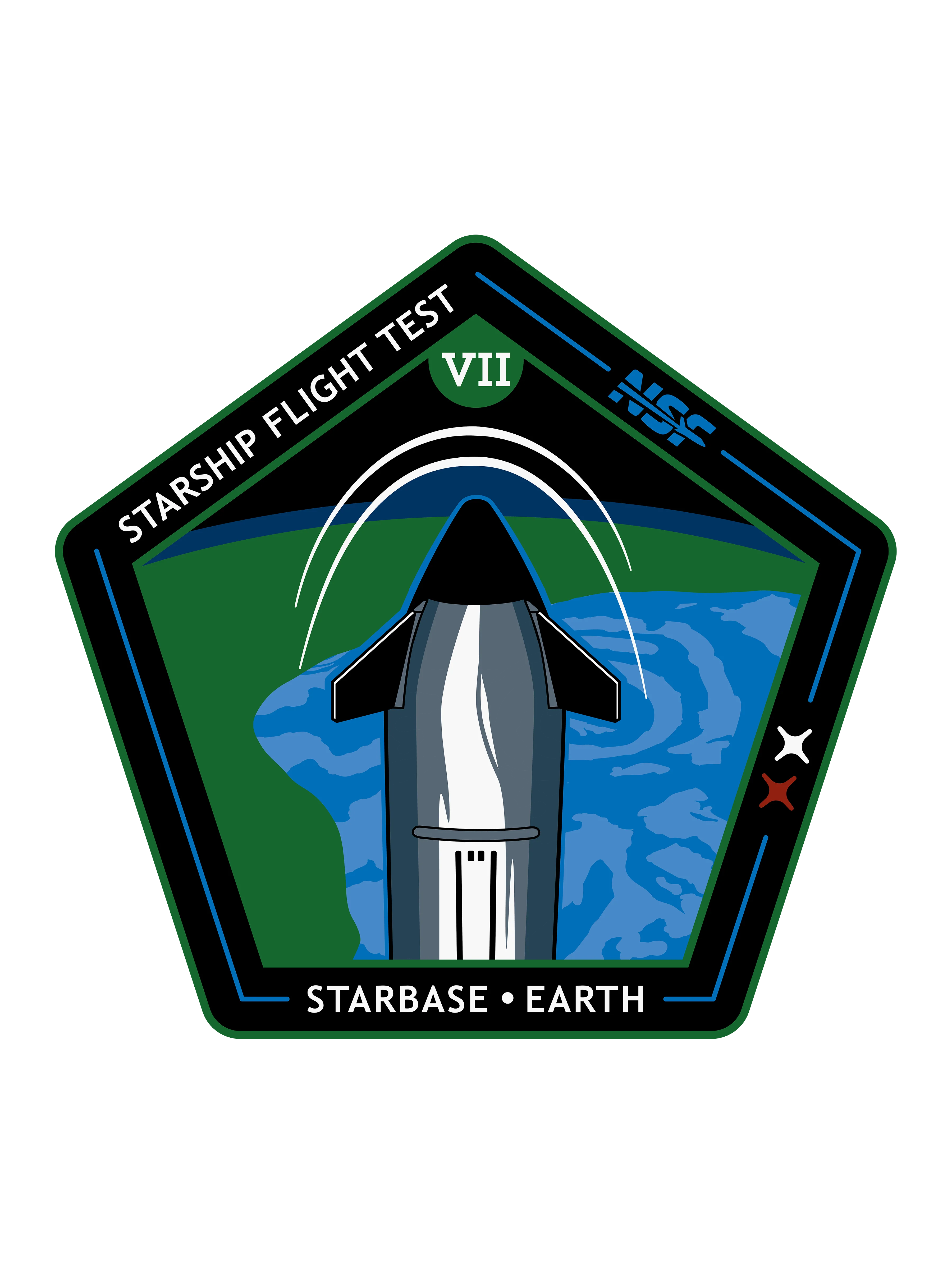 Starship Flight 7 -  Collectors Pin - Image 3