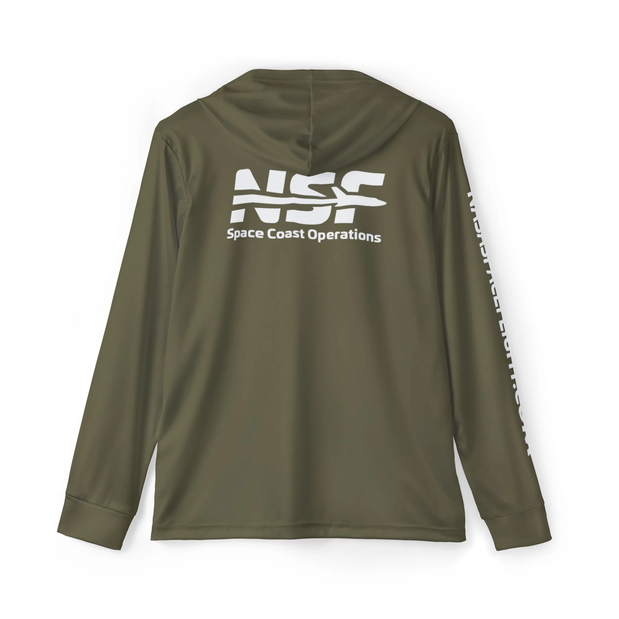 Green & White Space Coast Sun Shirt - Image 3