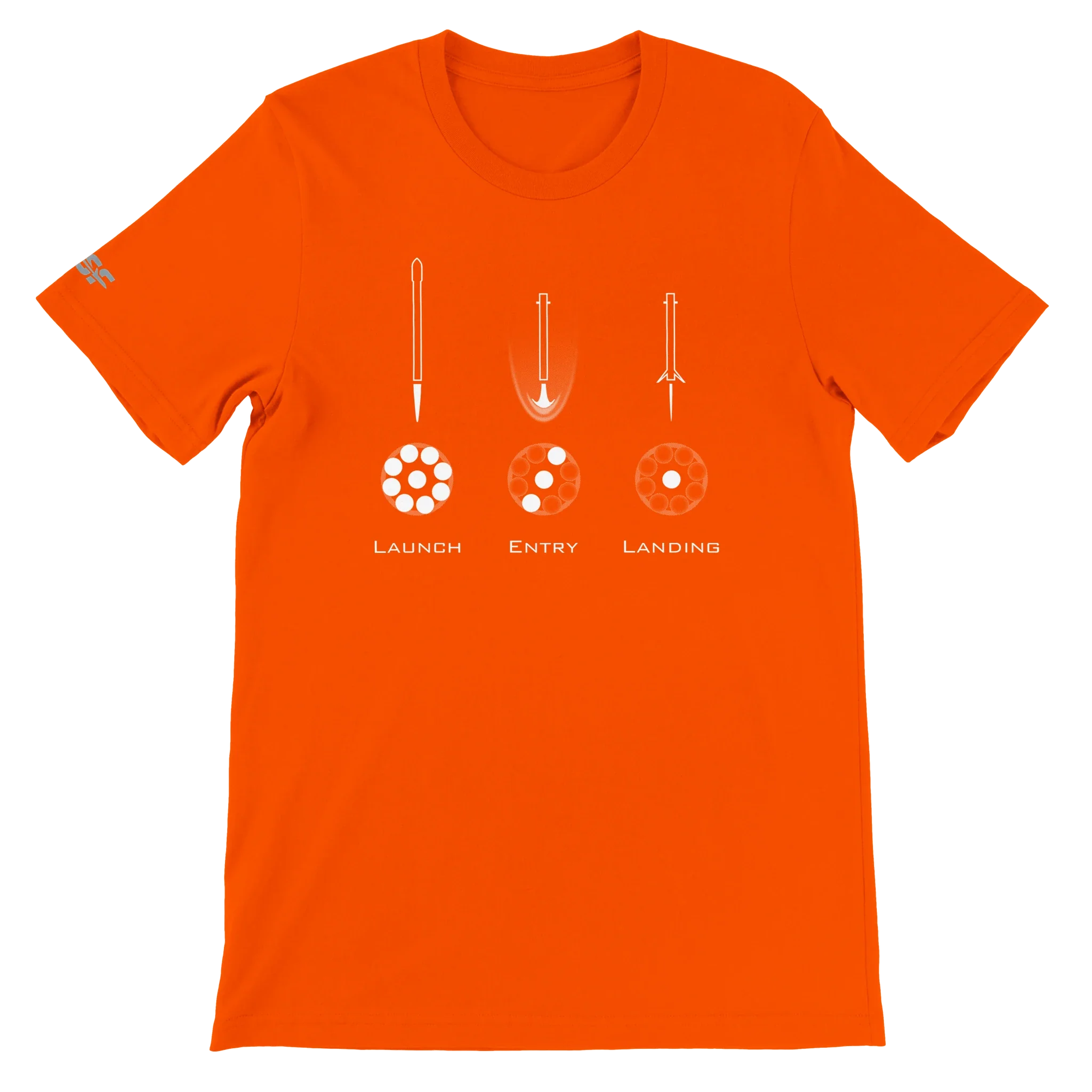 Launch, Entry, Landing - Falcon Edition - Unisex T-shirt - Image 11