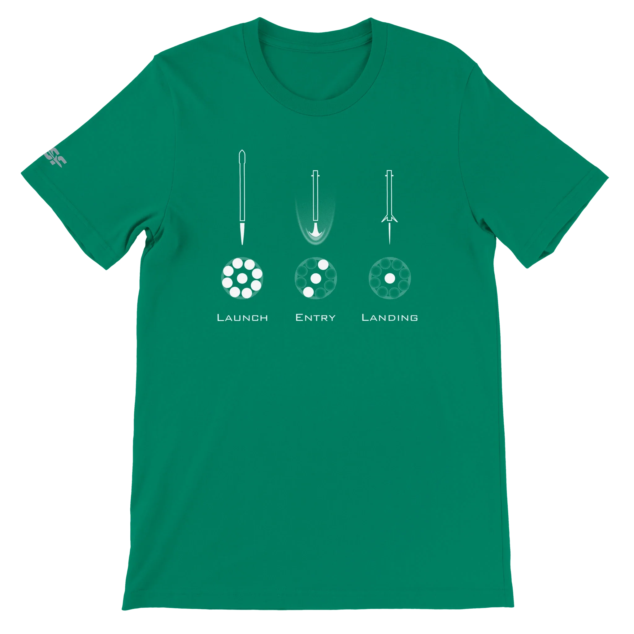 Launch, Entry, Landing - Falcon Edition - Unisex T-shirt - Image 8