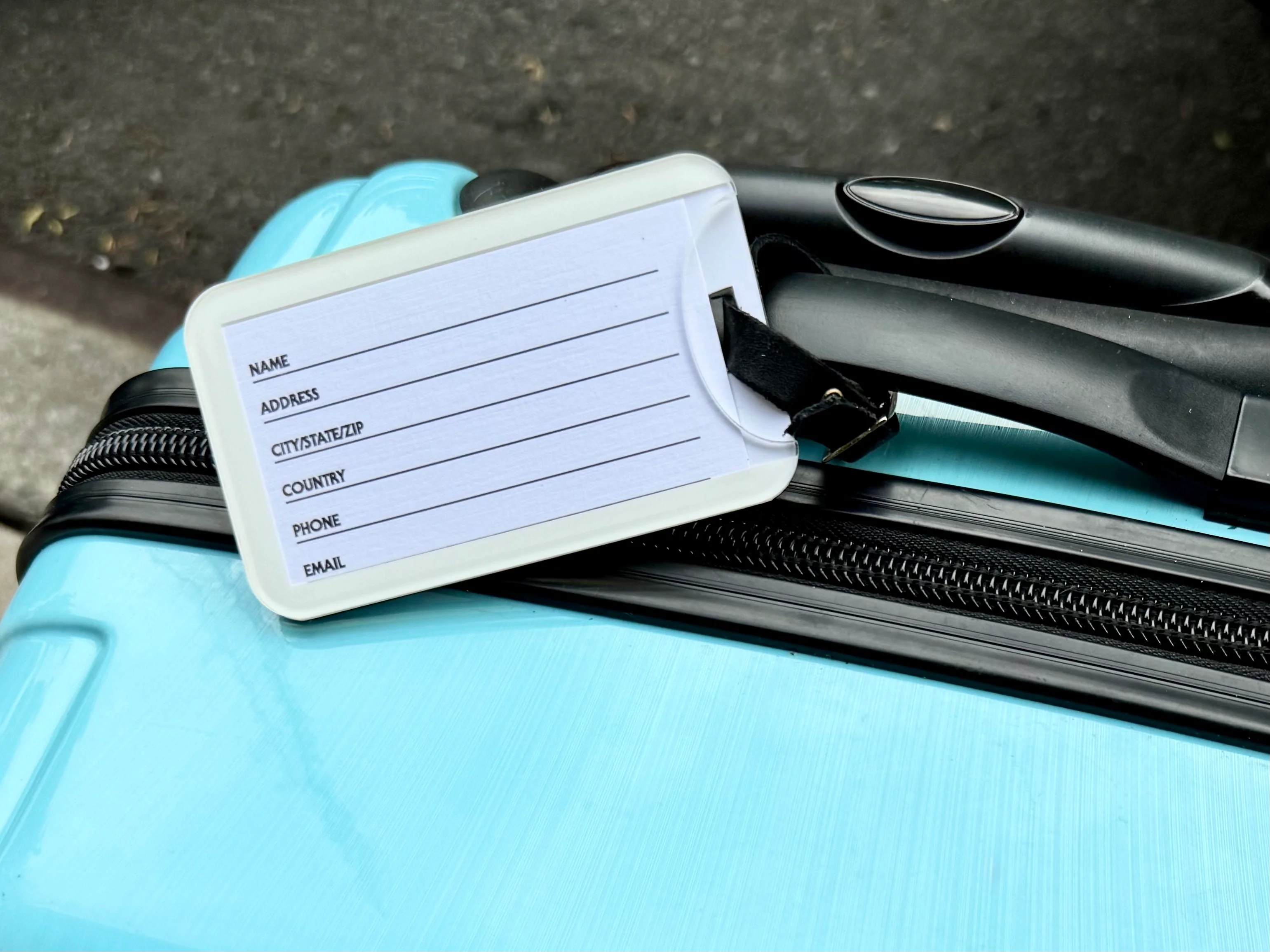Super Heavy Swim Club Luggage Tag - Image 3