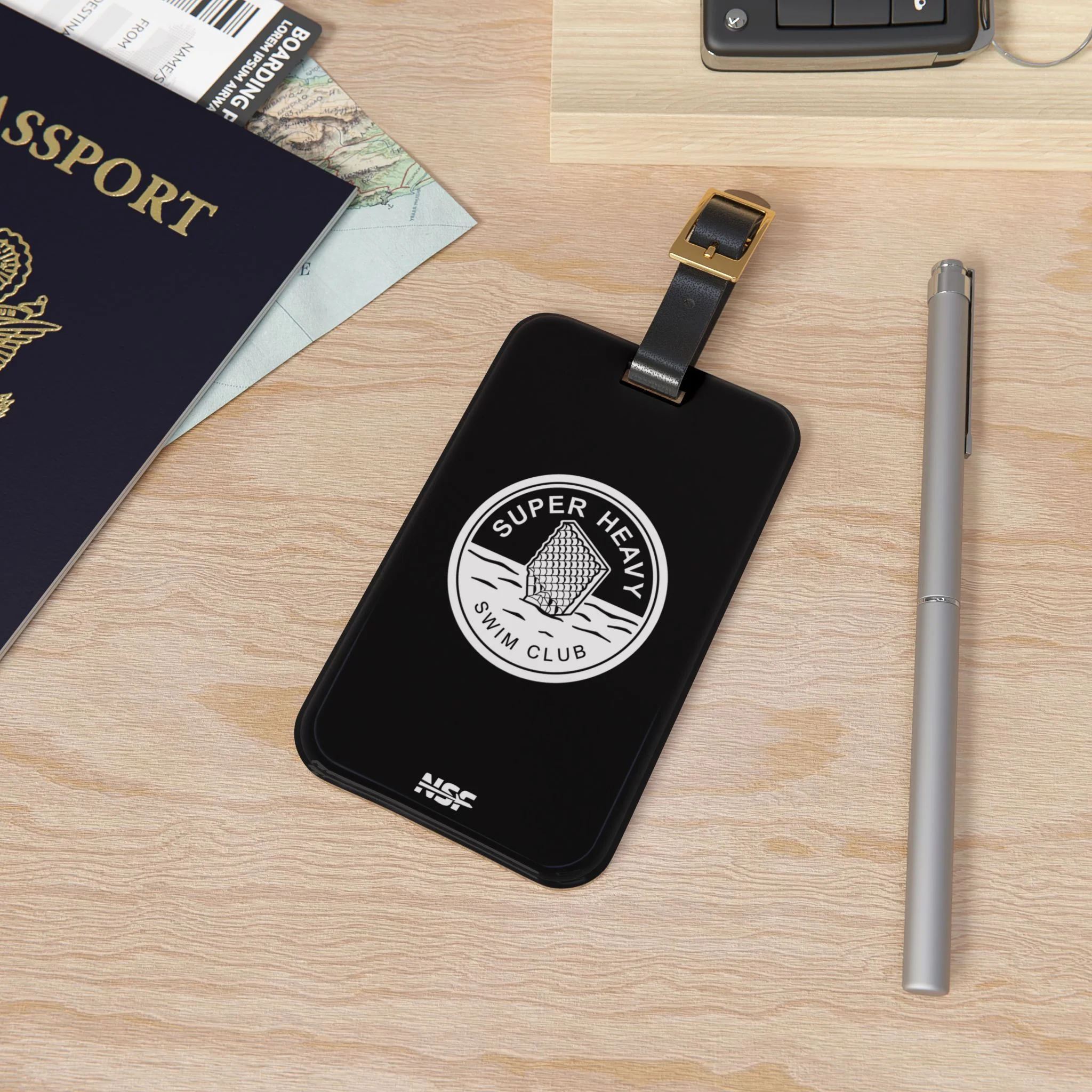 Super Heavy Swim Club Luggage Tag - Image 7