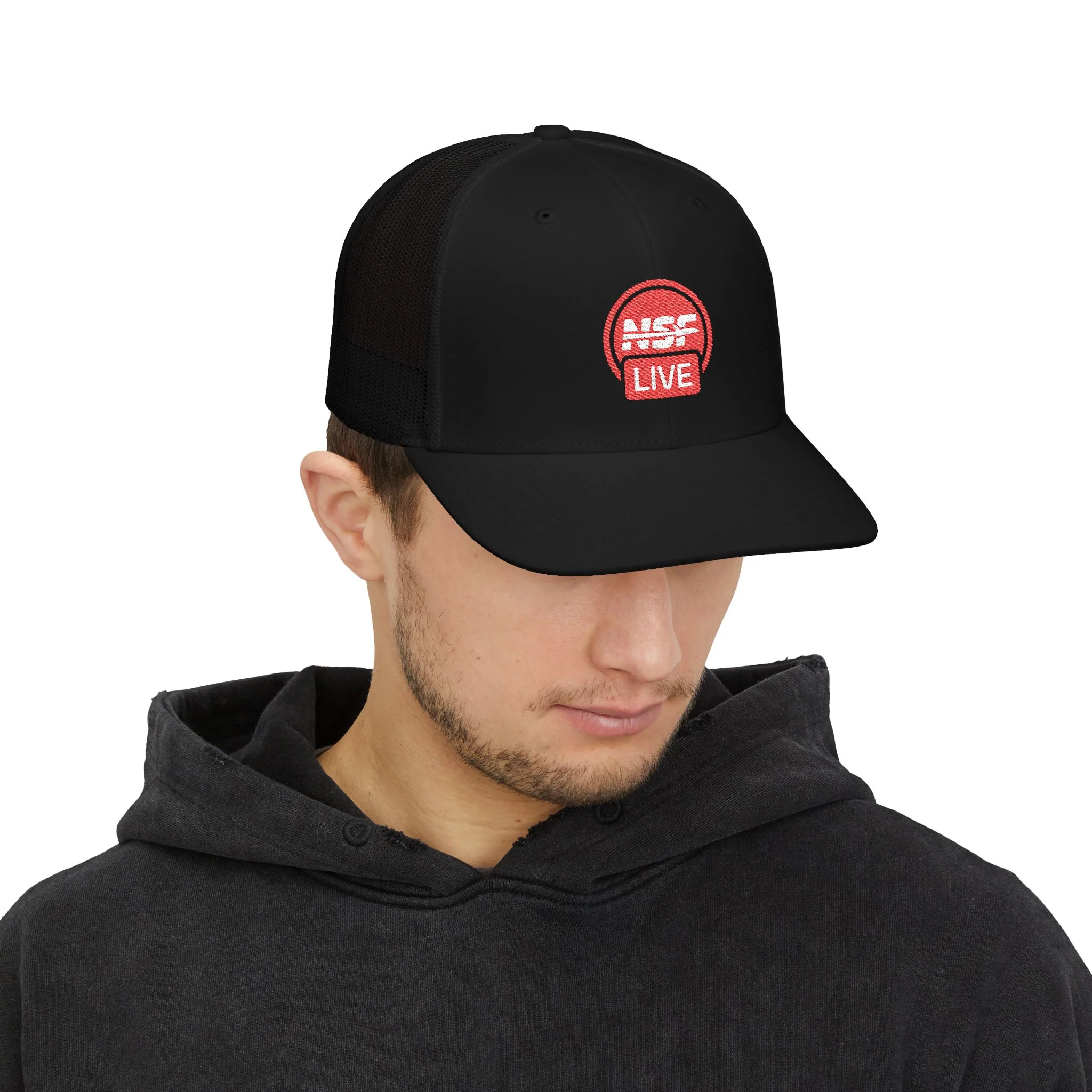 NSF LIVE Snapback Trucker Hat - Image 7