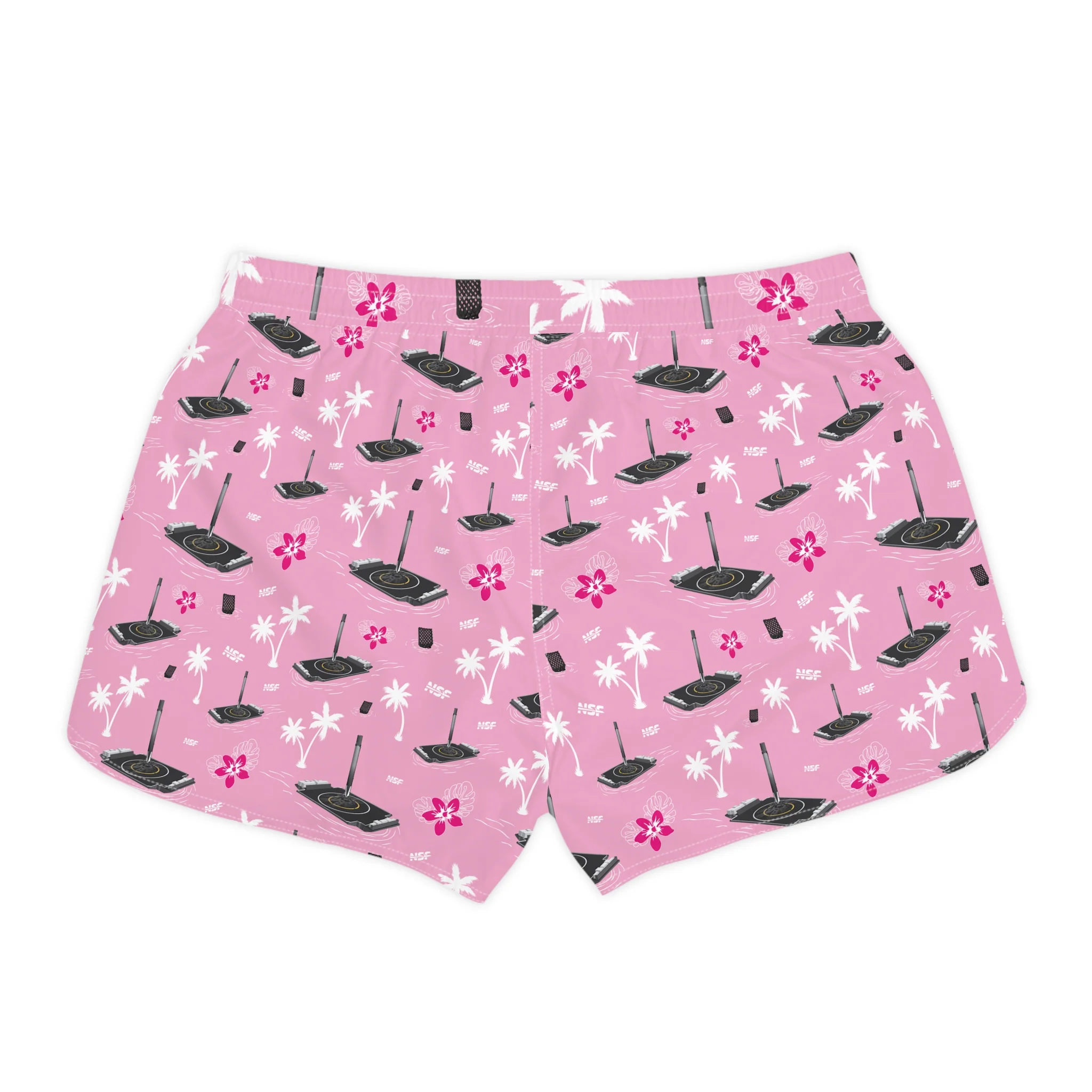 Pink Droneship Hawaiian Shorts - Image 3
