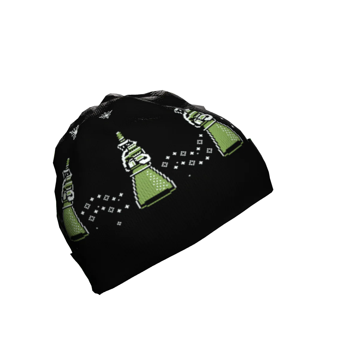 Raptor Knitted Holiday Beanie - Image 3