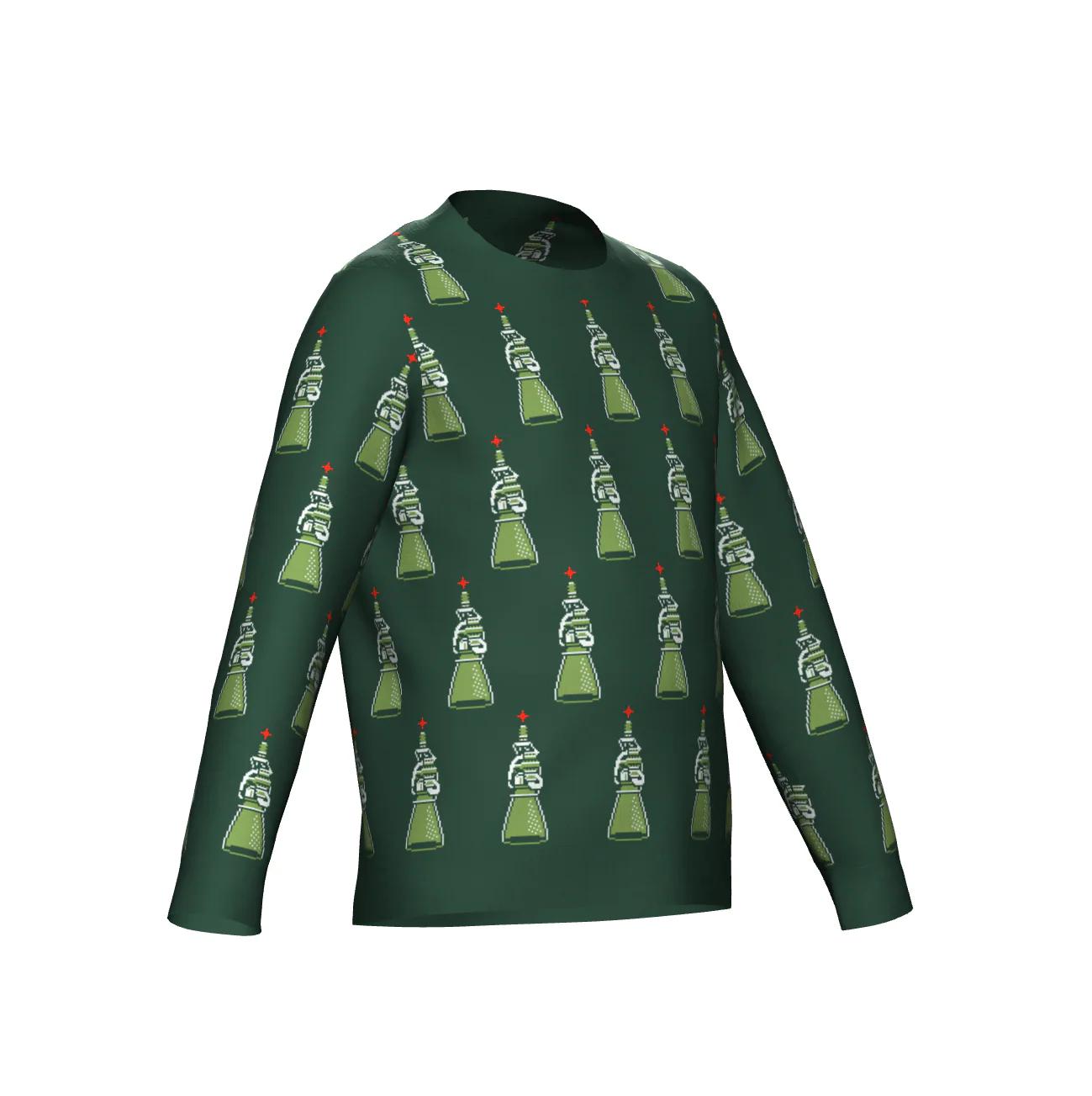 Raptor Knitted Holiday Sweater - Image 3