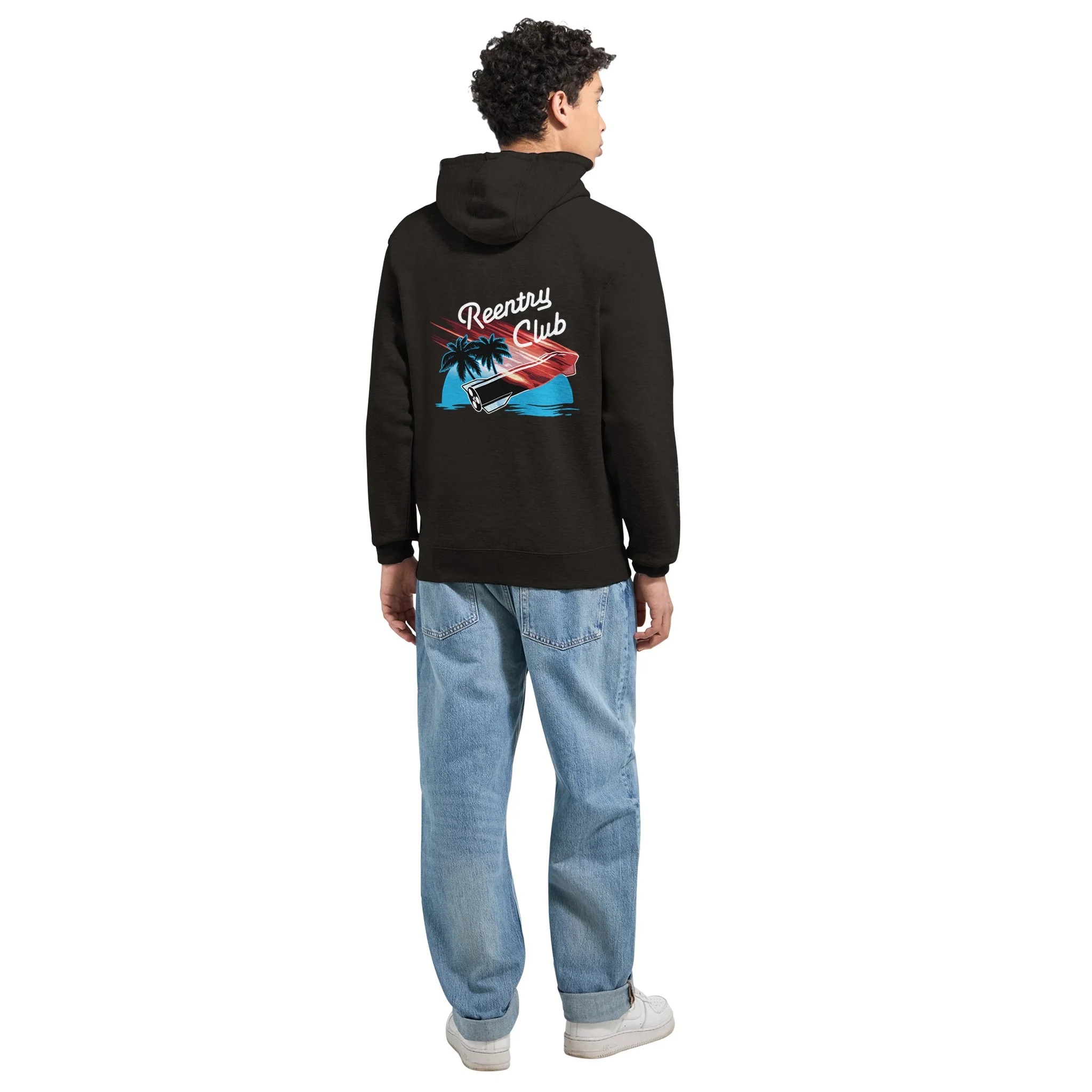 Reentry Club - Unisex Zip Hoodie - Image 4