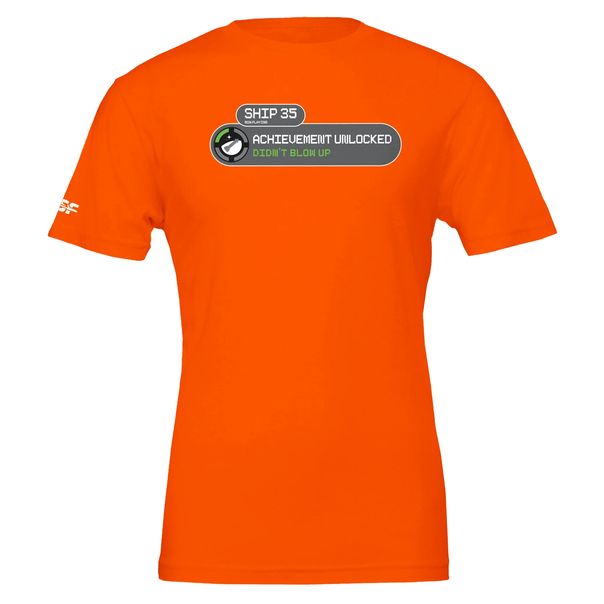 Ship 35 - Achievement Unlocked! - Unisex T-shirt - Image 2