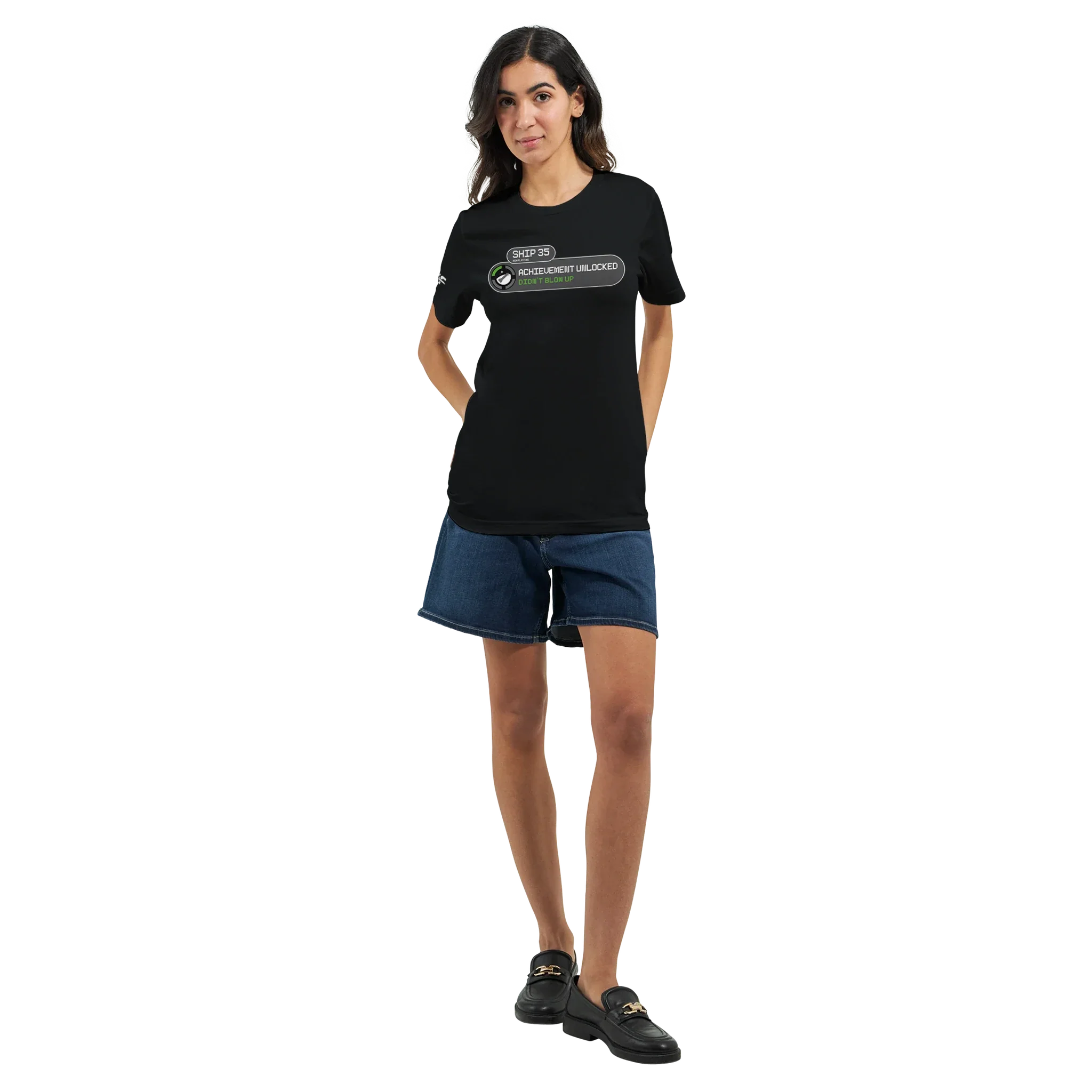Ship 35 - Achievement Unlocked! - Unisex T-shirt - Image 5