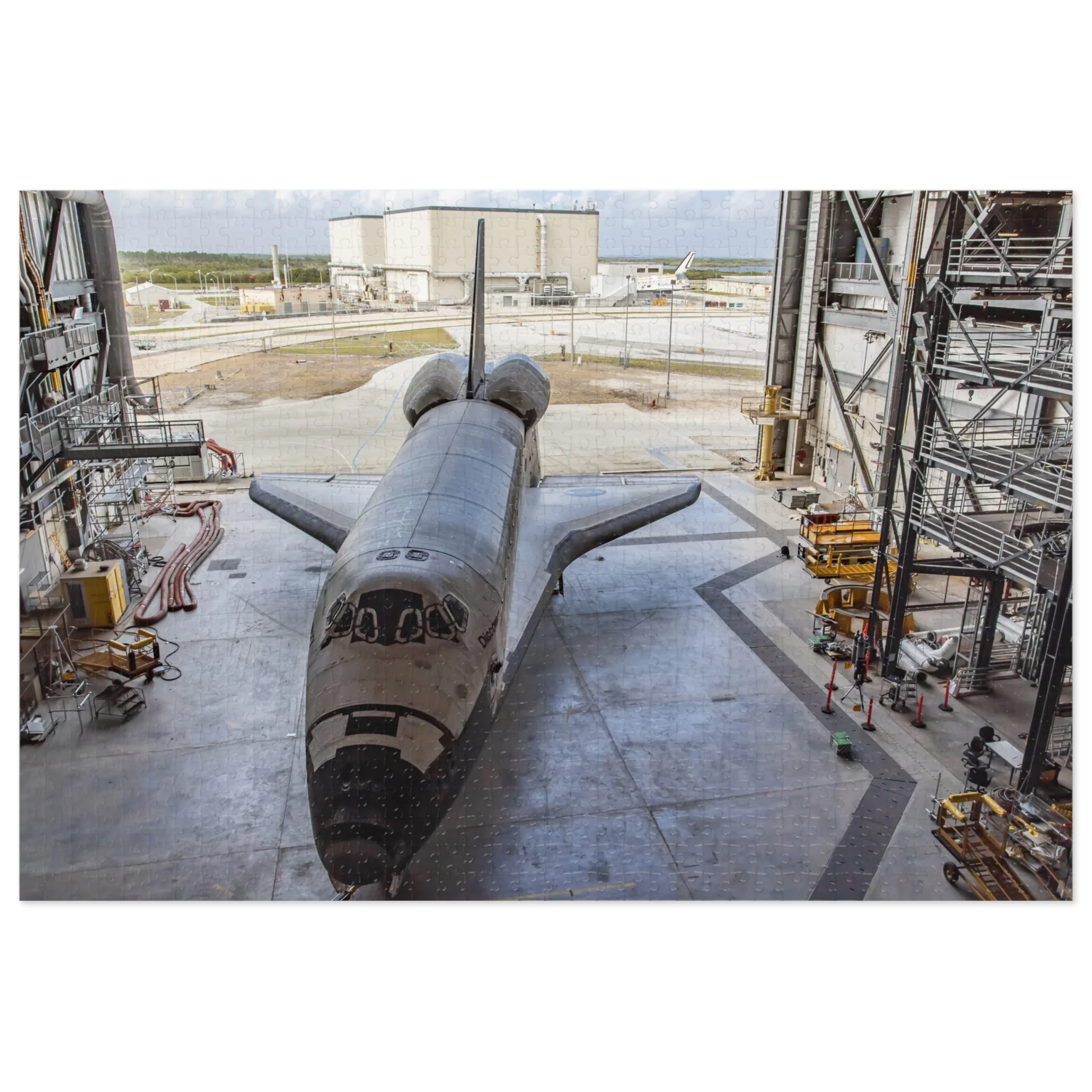 Shuttle in the Orbiter Processing Facility  - Puzzle