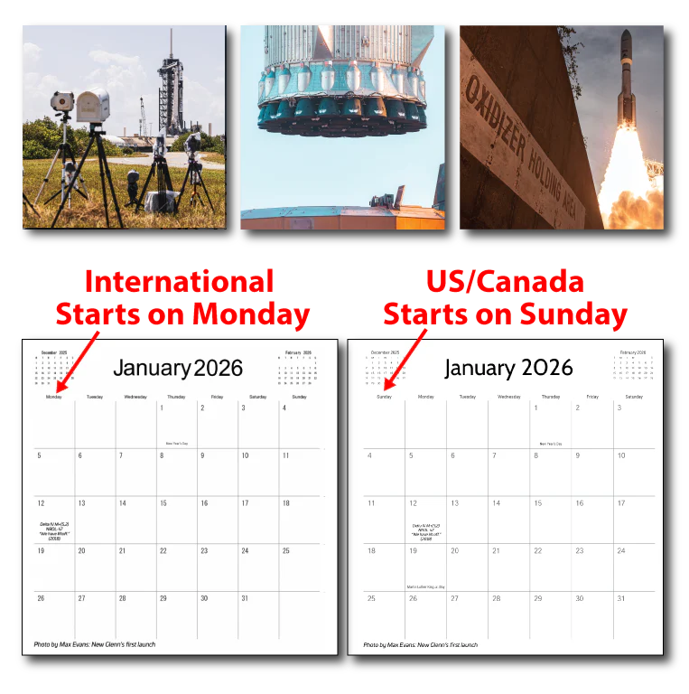 2026 Spaceflight Calendar - Image 3