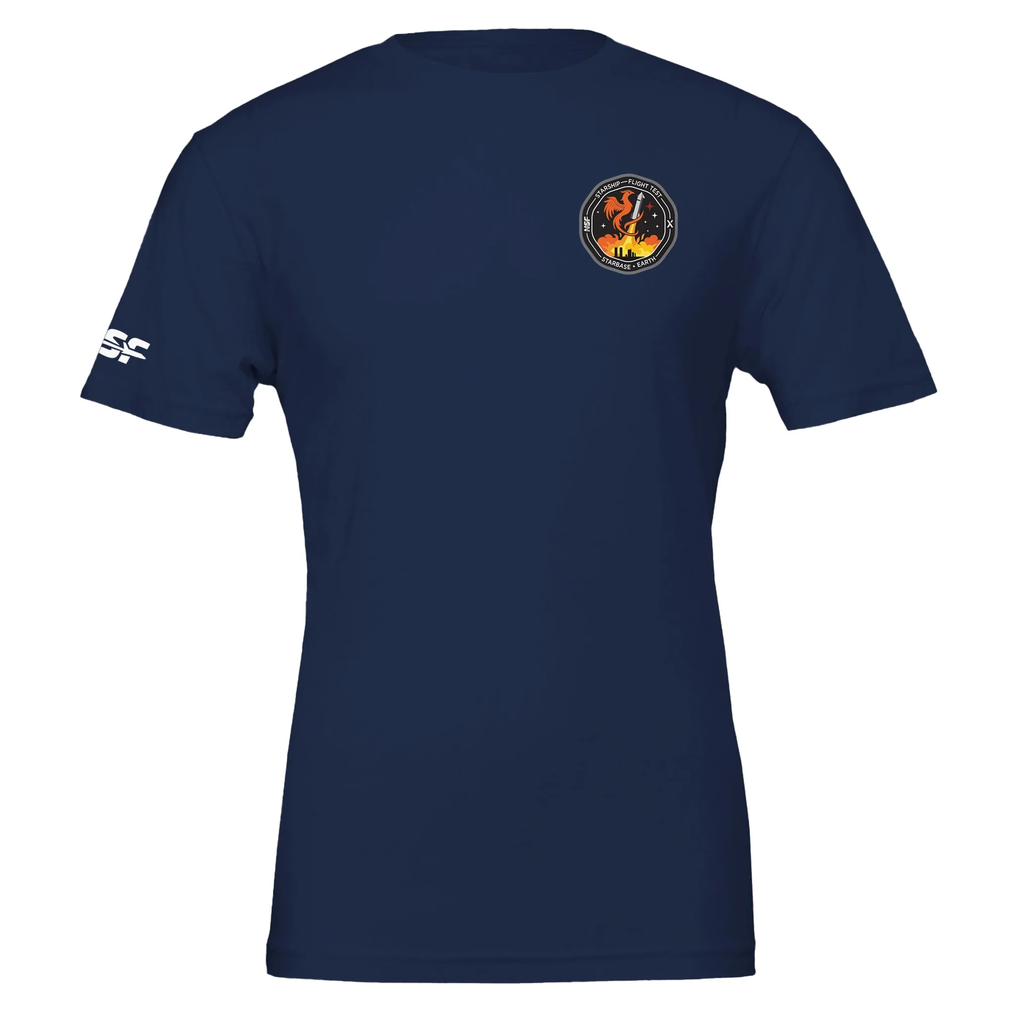 Starship Flight 10 Emblem - Unisex T-shirt - Image 3