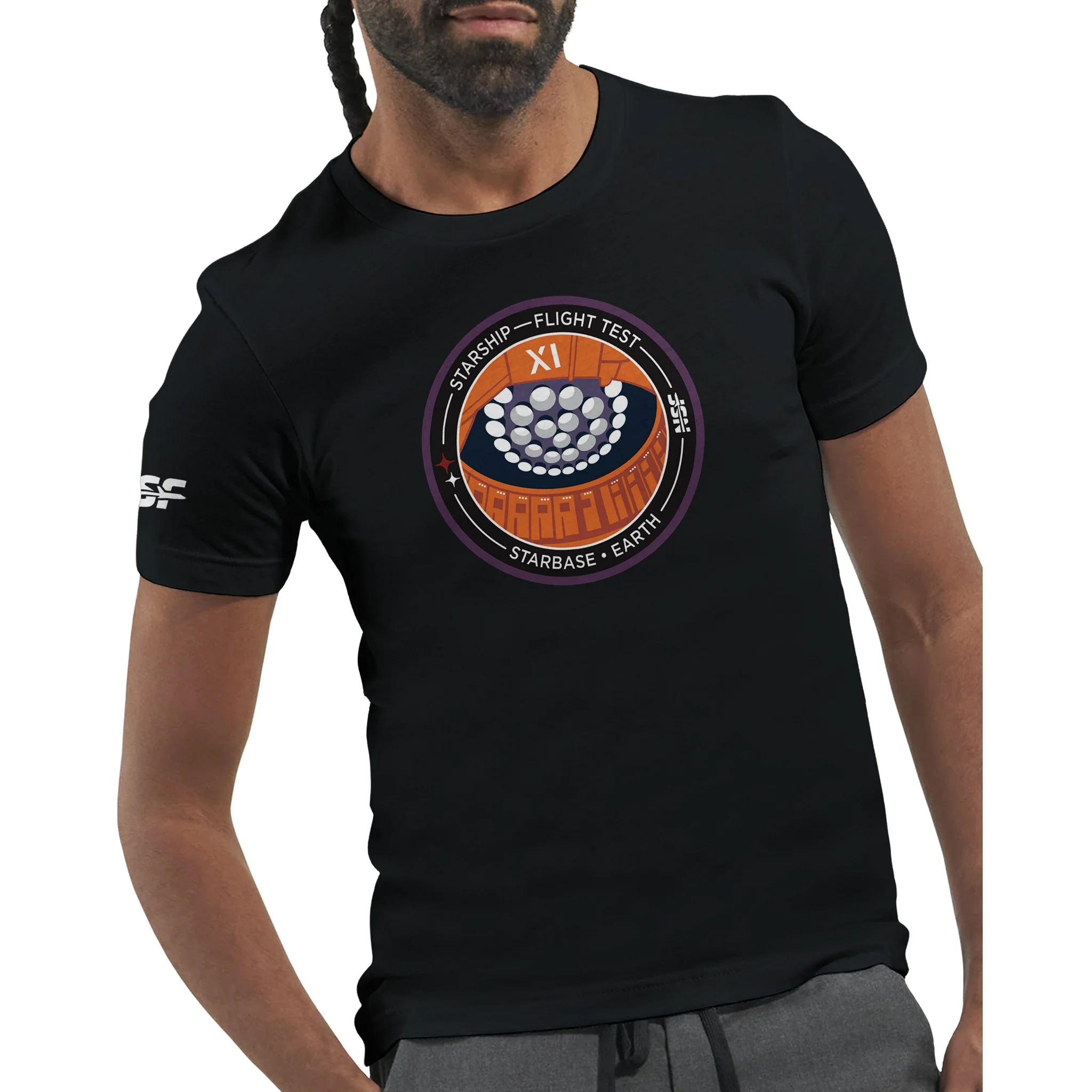 Starship Flight 11 - Unisex T-shirt - Image 3