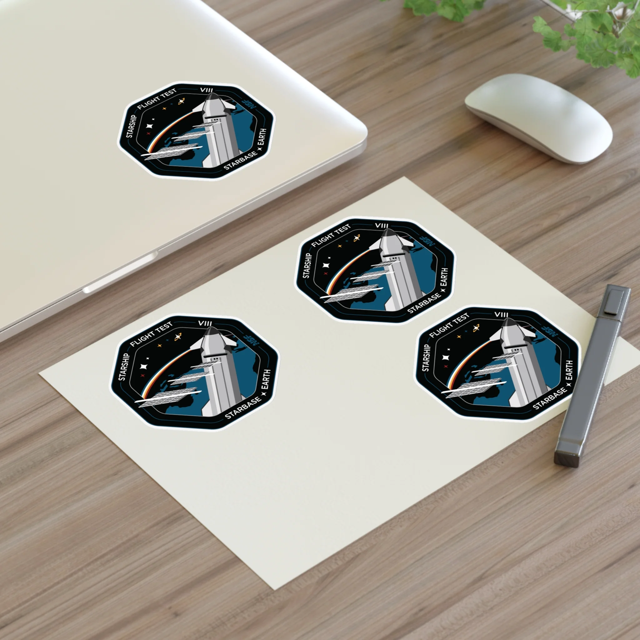 Starship Flight Patch 8 Sticker Sheet - Image 9
