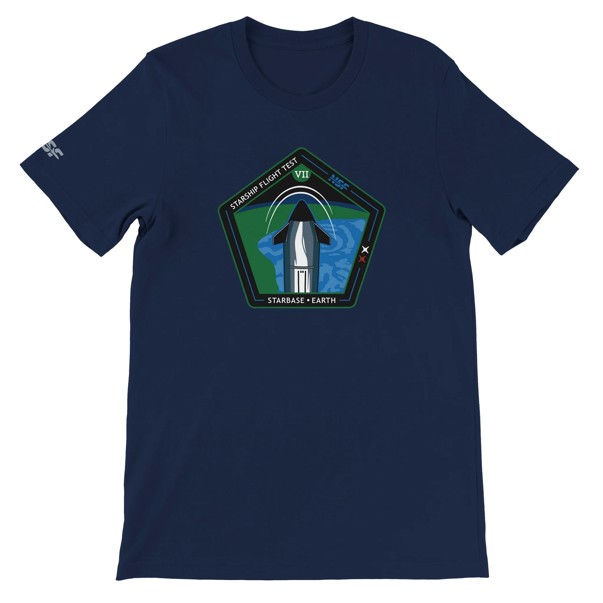 Starship Flight Test 7 - Unisex T-shirt - Image 7
