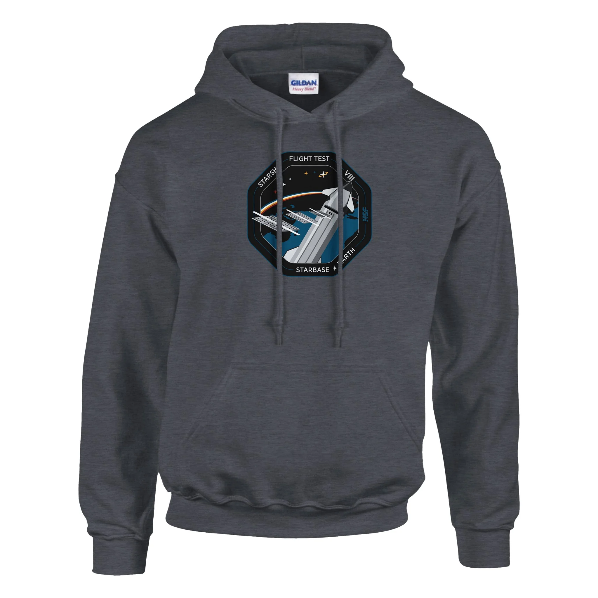 Starship Flight Test 8 - Unisex Hoodie - Image 5