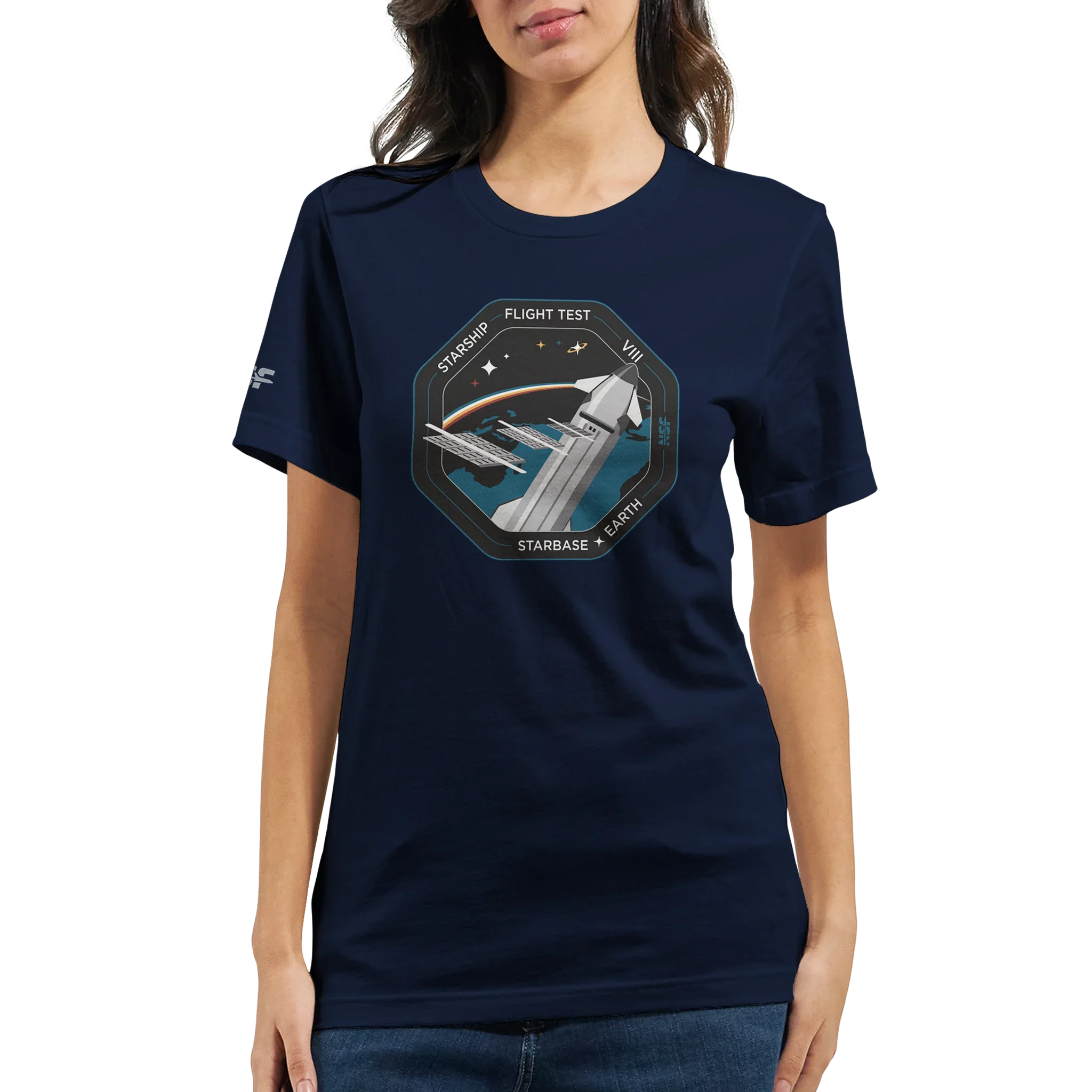 Starship Flight Test 8 - Unisex T-shirt - Image 19