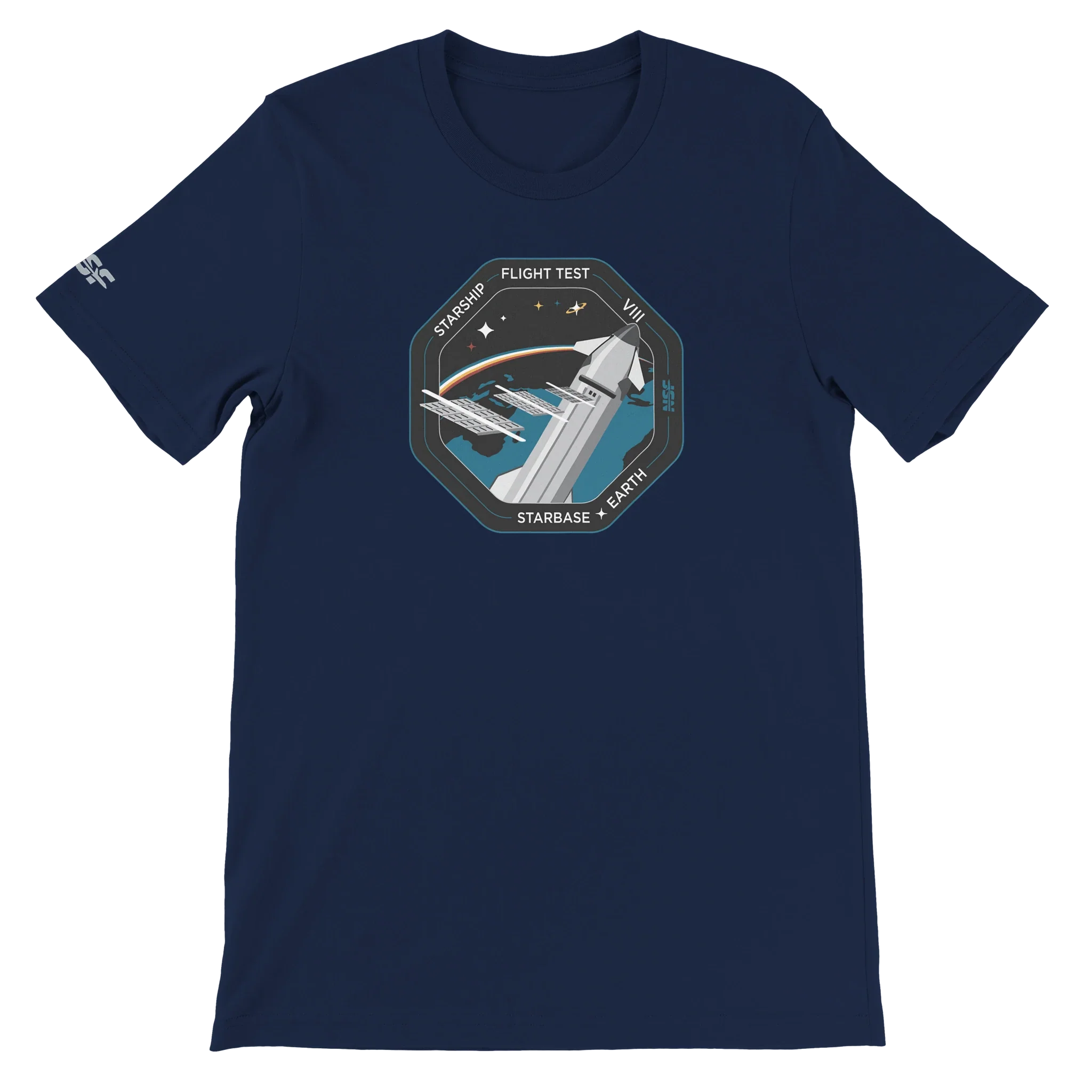 Starship Flight Test 8 - Unisex T-shirt - Image 2