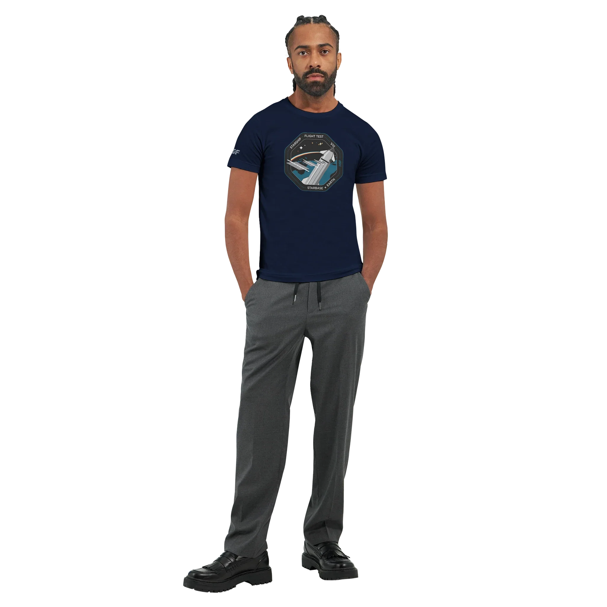 Starship Flight Test 8 - Unisex T-shirt - Image 20