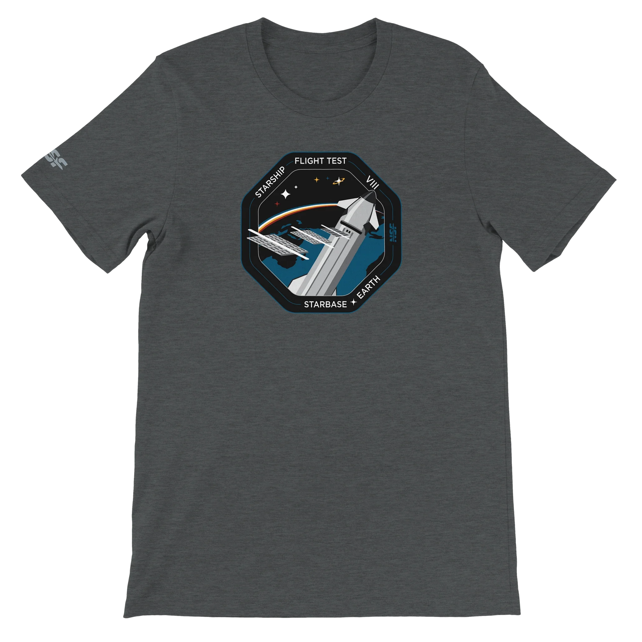 Starship Flight Test 8 - Unisex T-shirt - Image 6