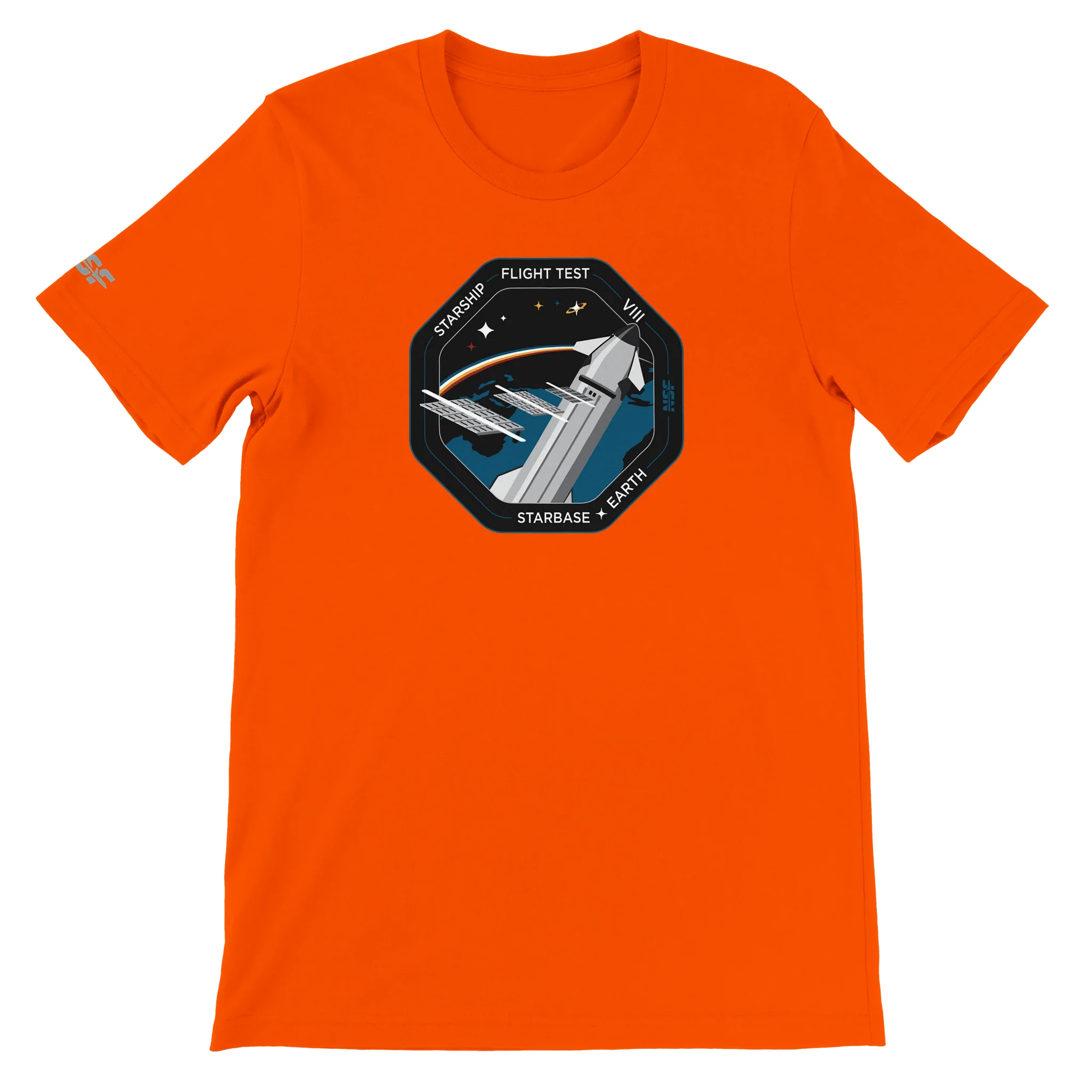 Starship Flight Test 8 - Unisex T-shirt - Image 9