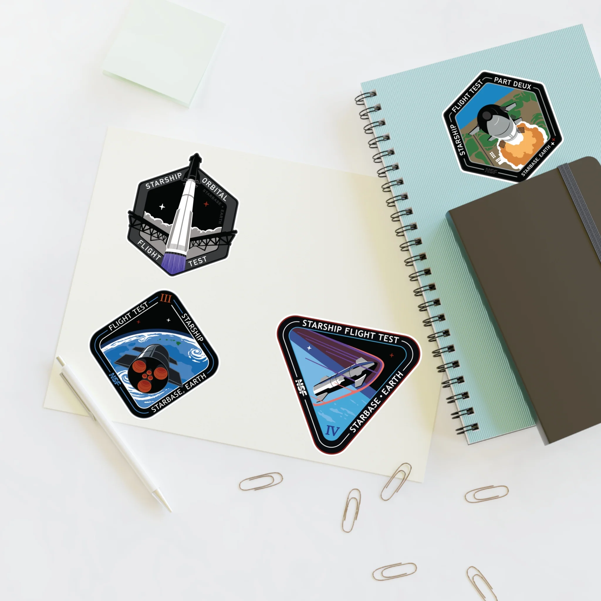 Starship Patch 1-4 Sticker Sheet - Image 10