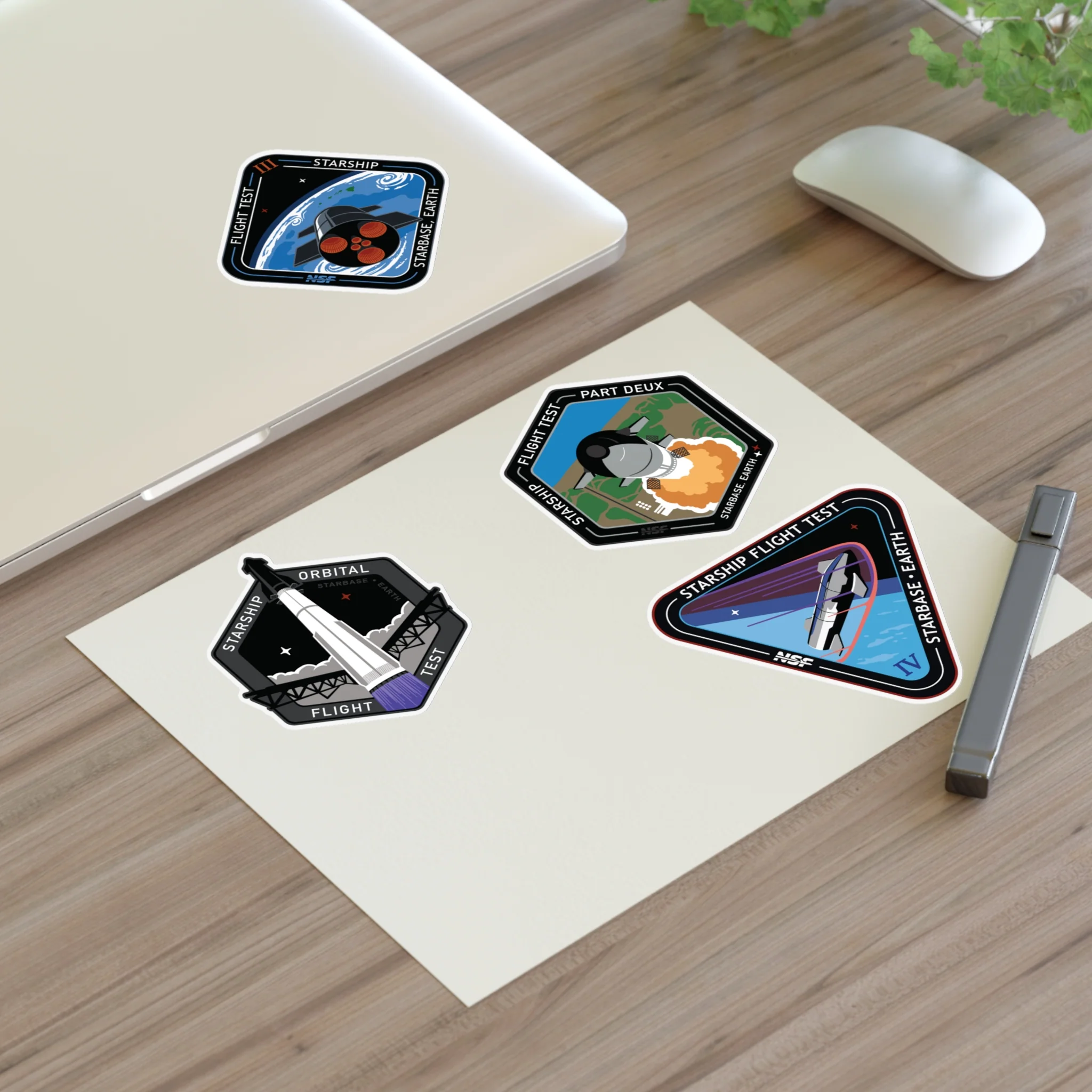 Starship Patch 1-4 Sticker Sheet - Image 9