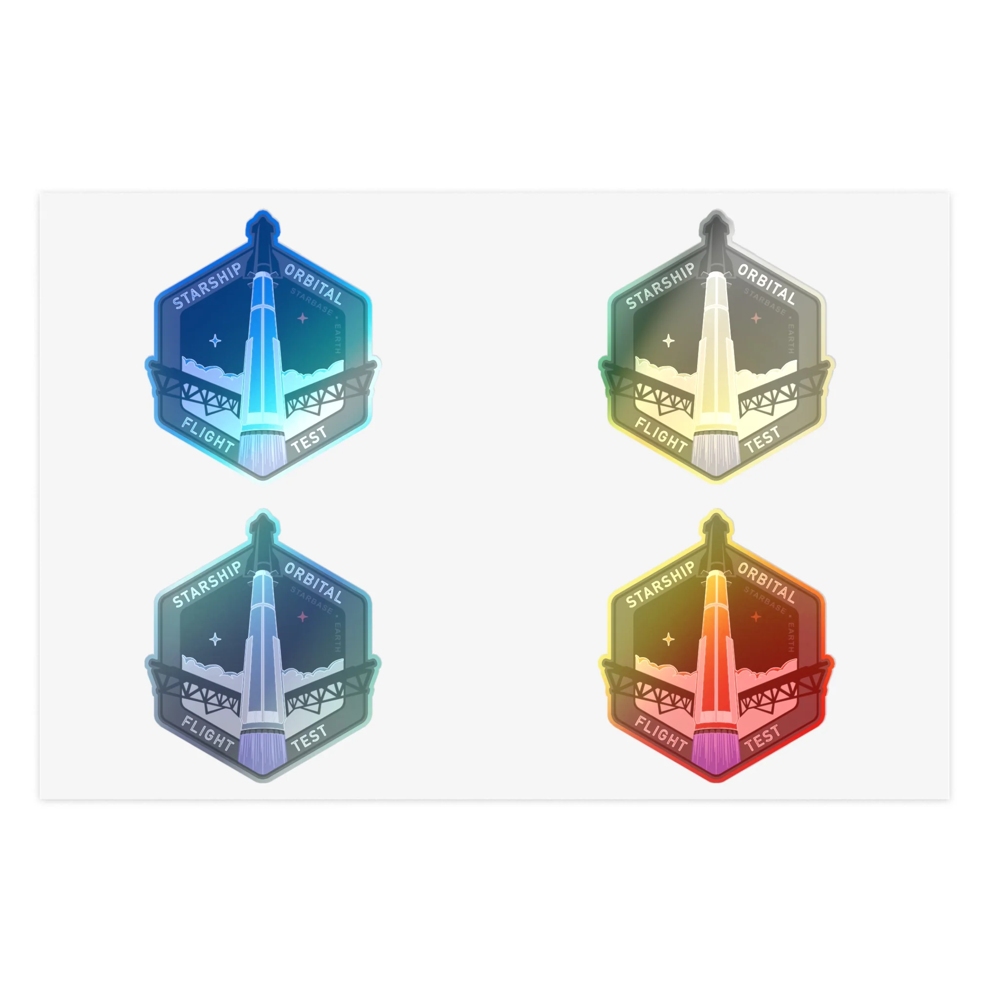 Starship Patch 1 Sticker Sheet - Image 3