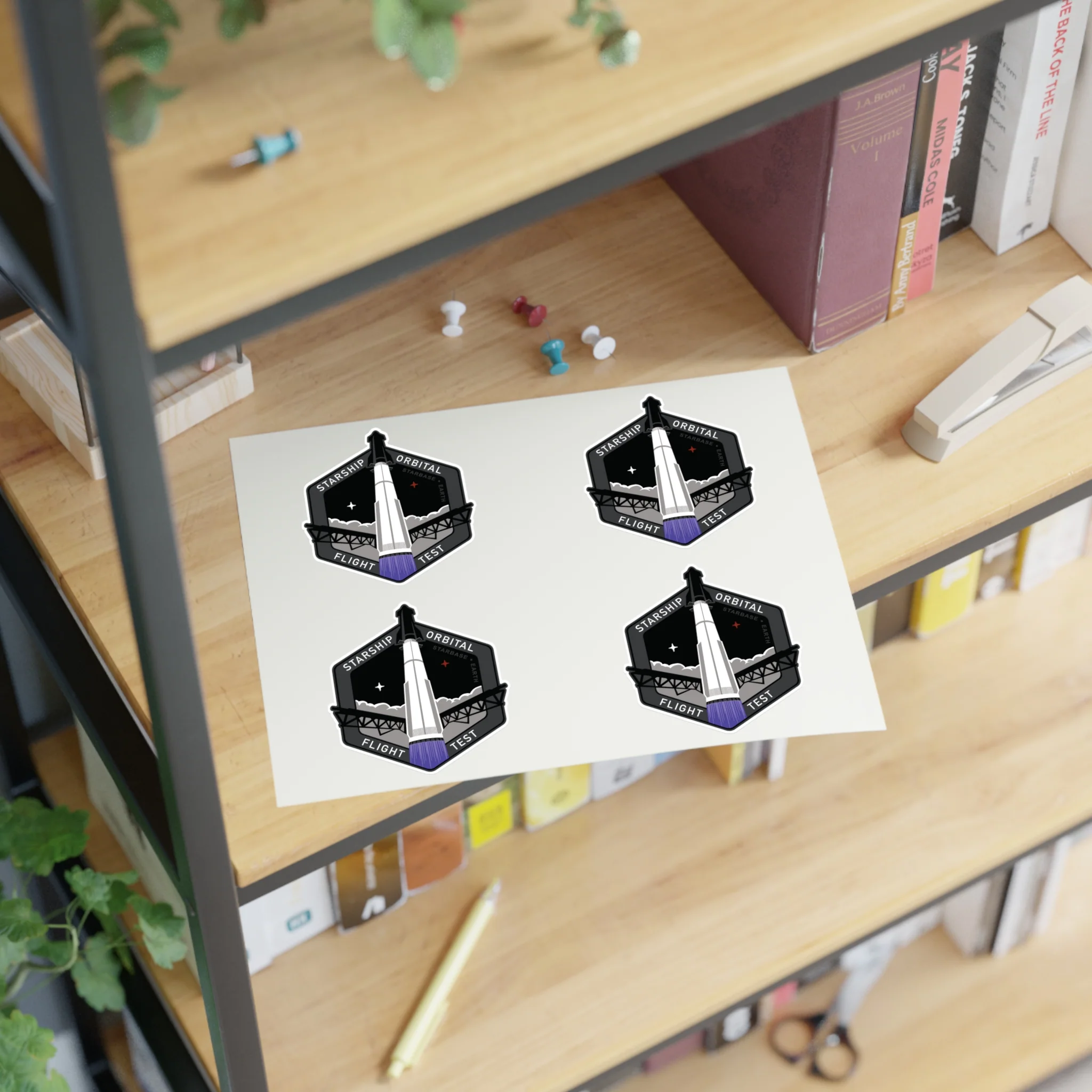 Starship Patch 1 Sticker Sheet - Image 8