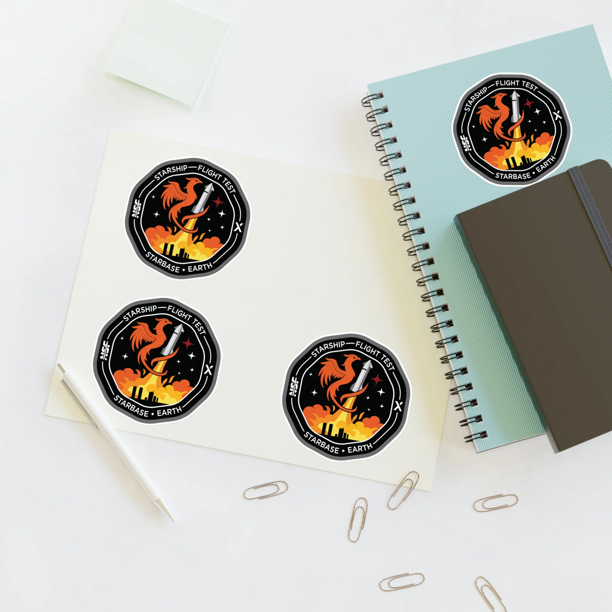 Starship Patch 10 Sticker Sheet - Image 10