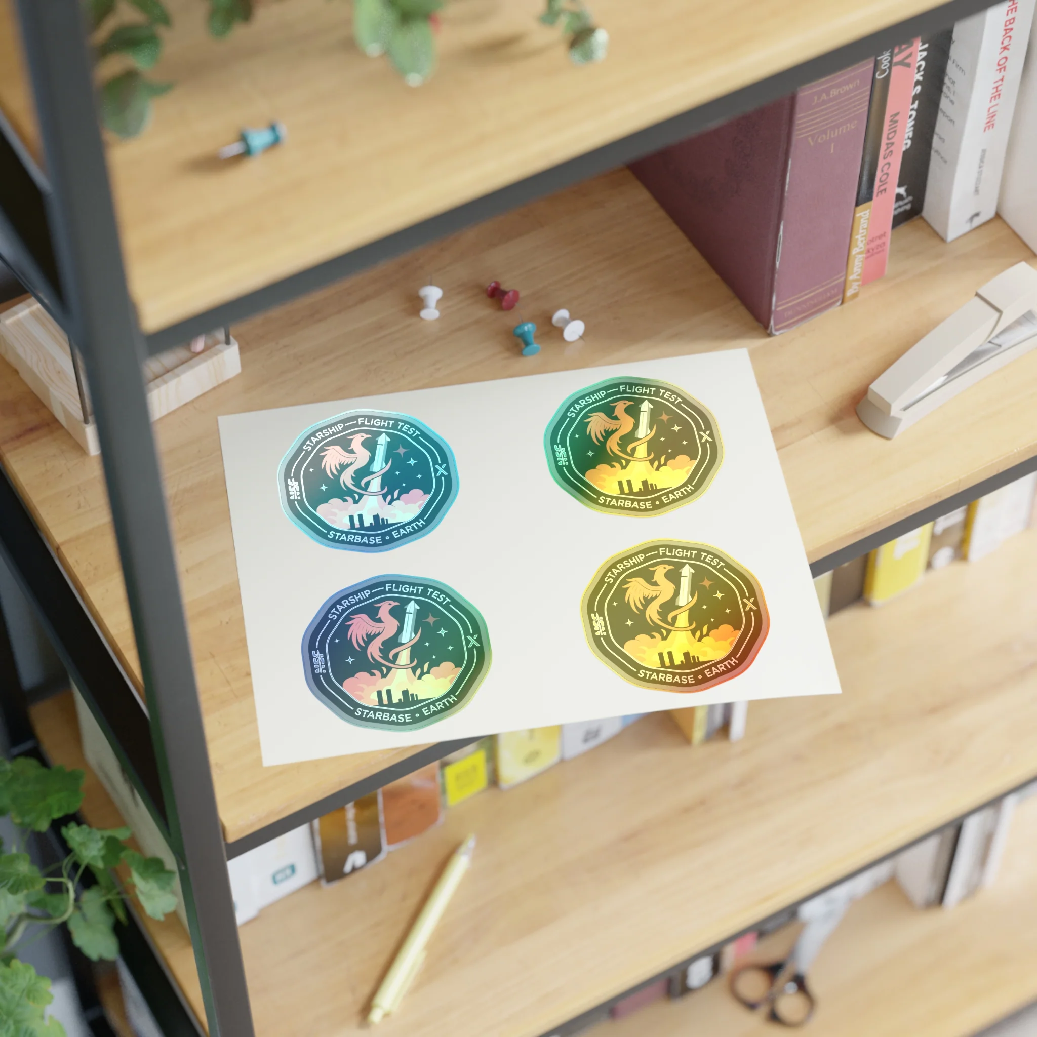 Starship Patch 10 Sticker Sheet - Image 14
