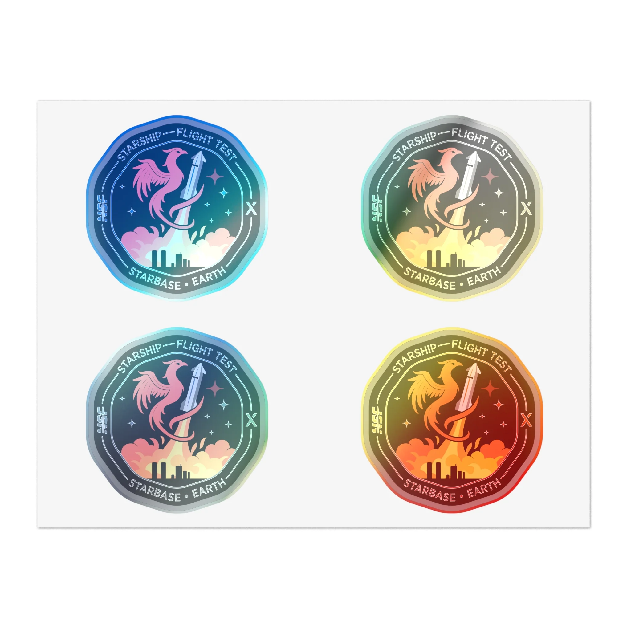Starship Patch 10 Sticker Sheet - Image 4