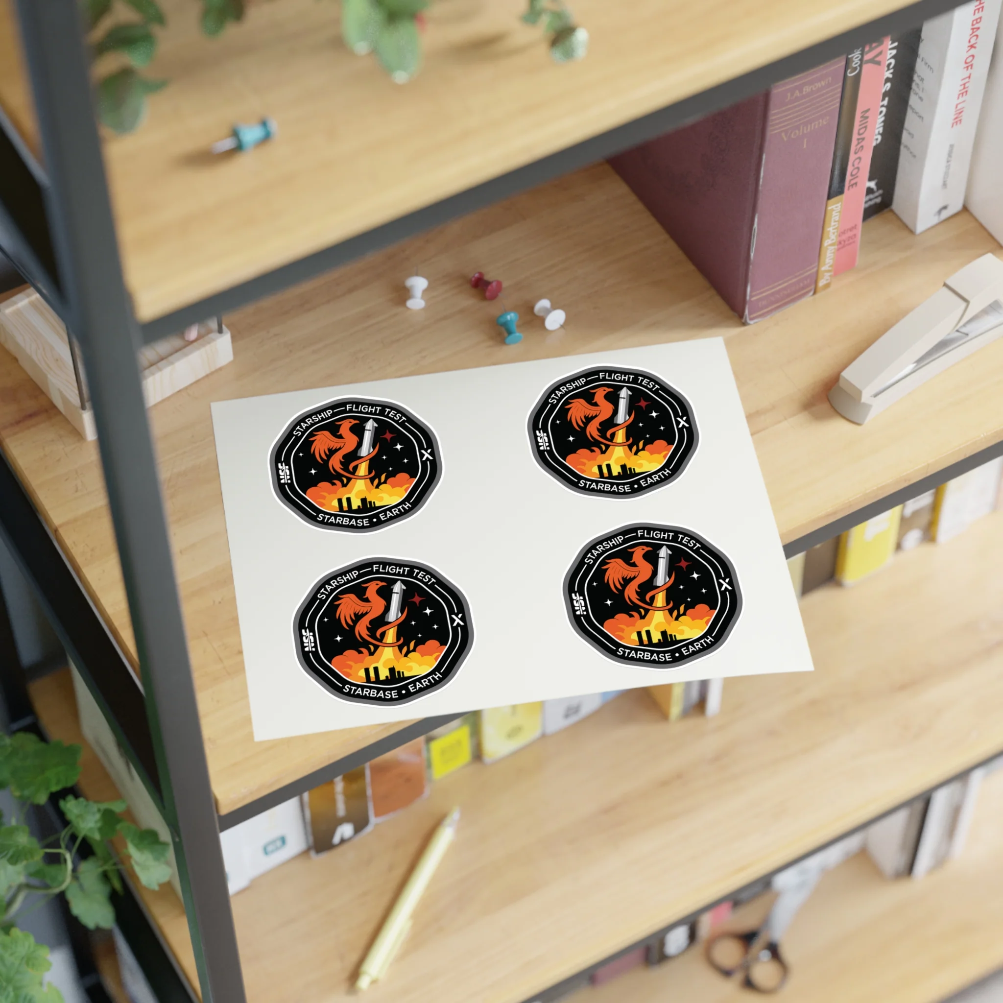 Starship Patch 10 Sticker Sheet - Image 8