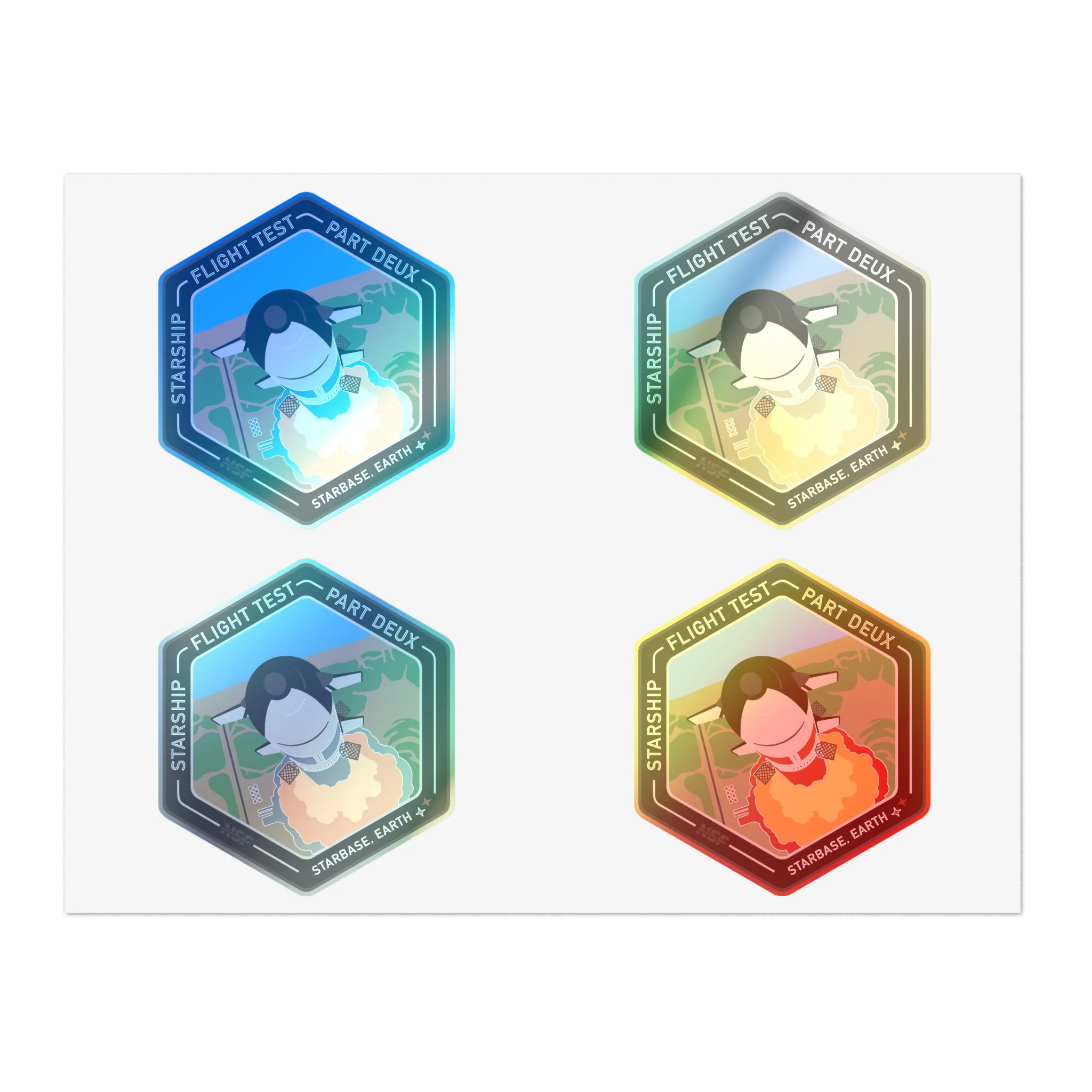 Starship Patch 2 Sticker Sheet - Image 4